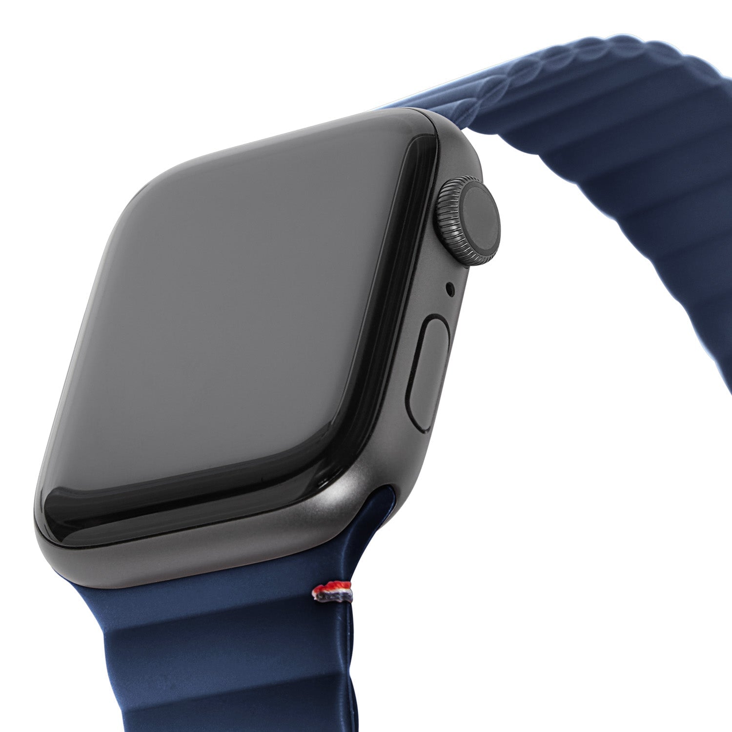 Silicone Magnetic Traction Strap Lite Apple Watch 44mm Matte Navy