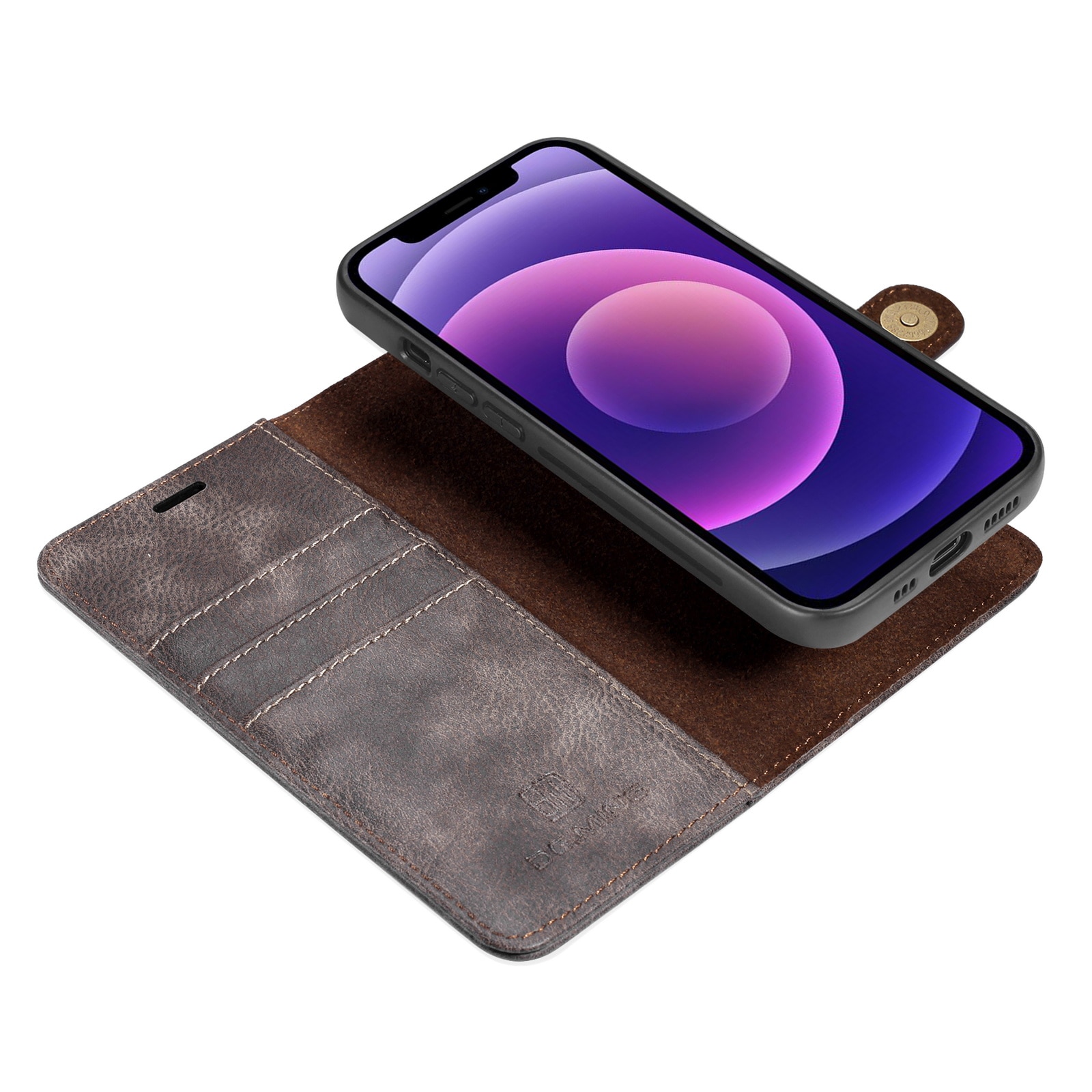 Handytasche Magnetische iPhone 13 Mini Braun