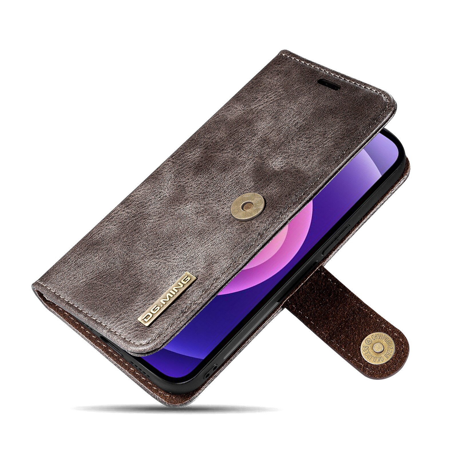 Handytasche Magnetische iPhone 13 Mini Braun