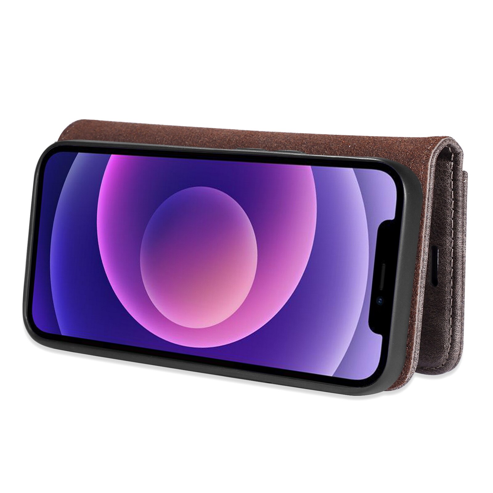 Handytasche Magnetische iPhone 13 Mini Braun