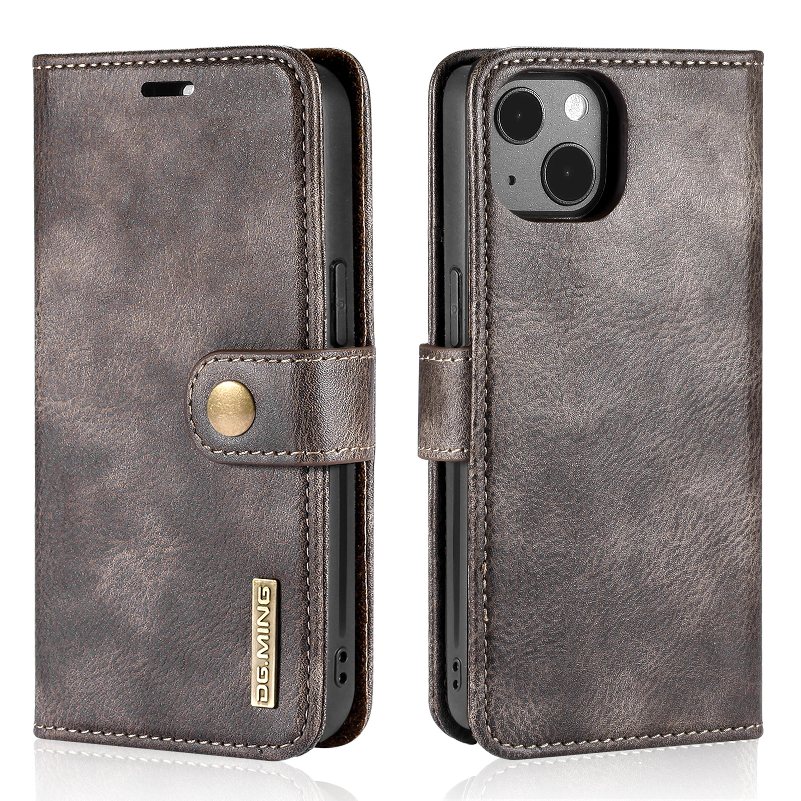 Handytasche Magnetische iPhone 13 Brown