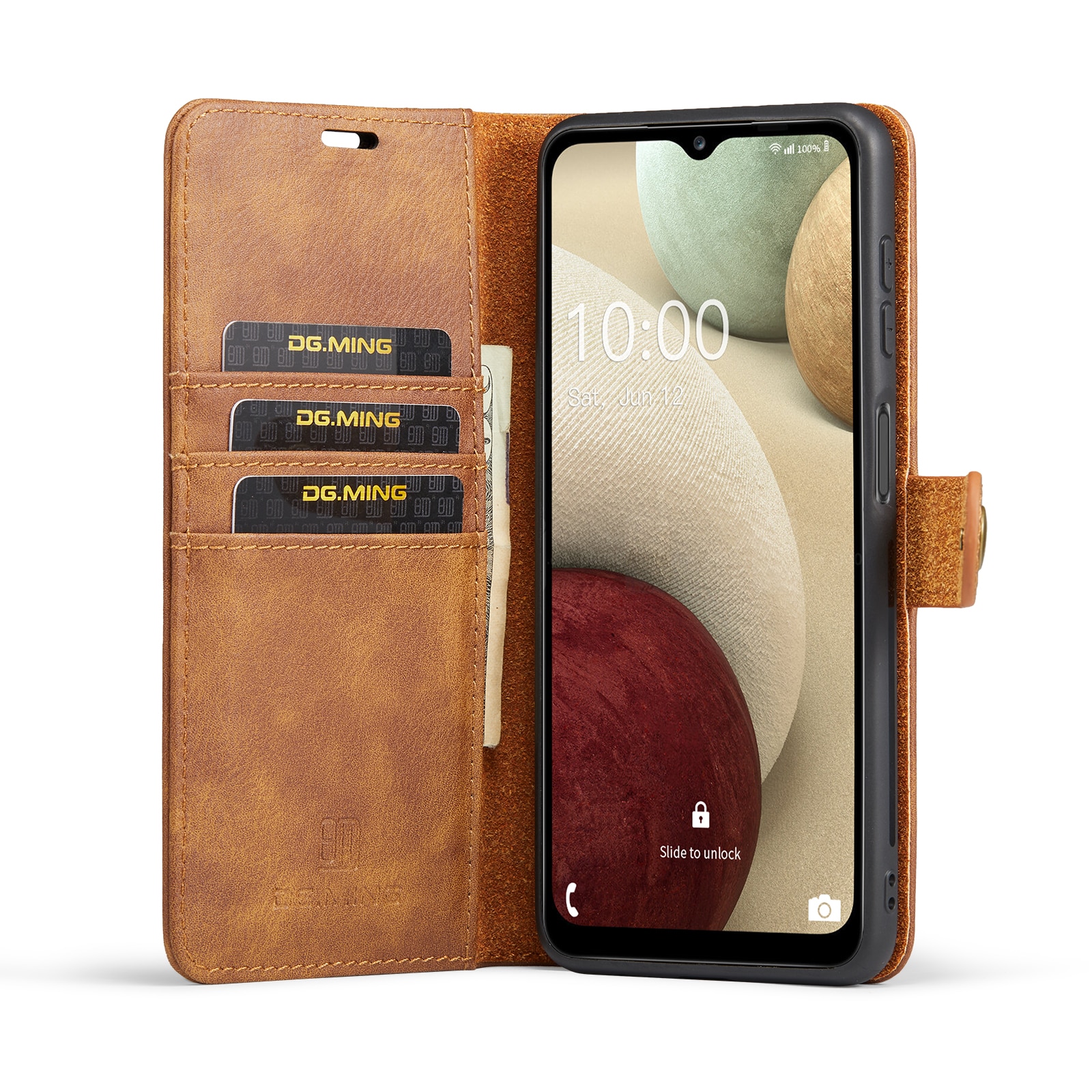 Handytasche Magnetische Samsung Galaxy A14 Cognac