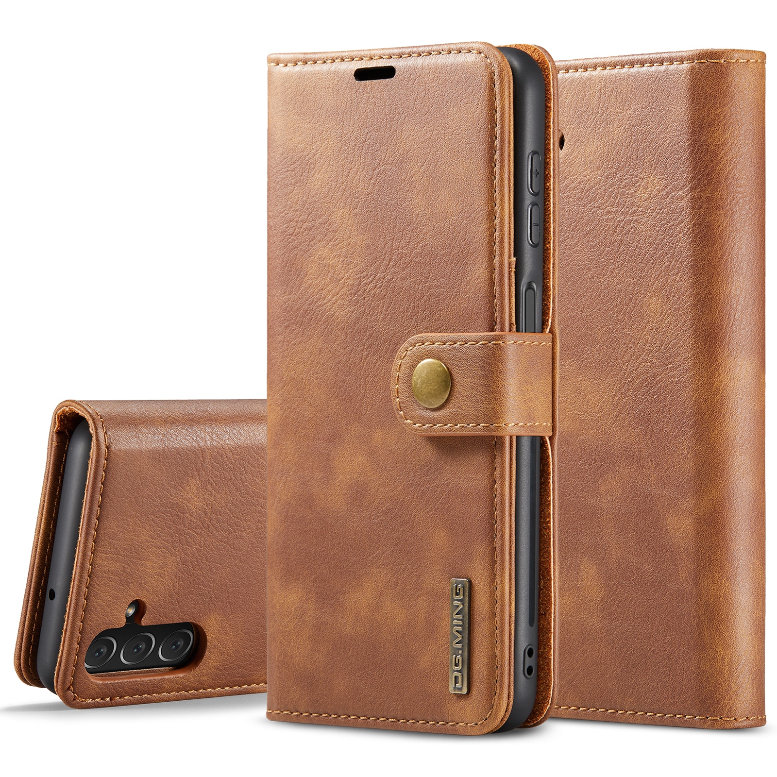 Handytasche Magnetische Samsung Galaxy A14 Cognac