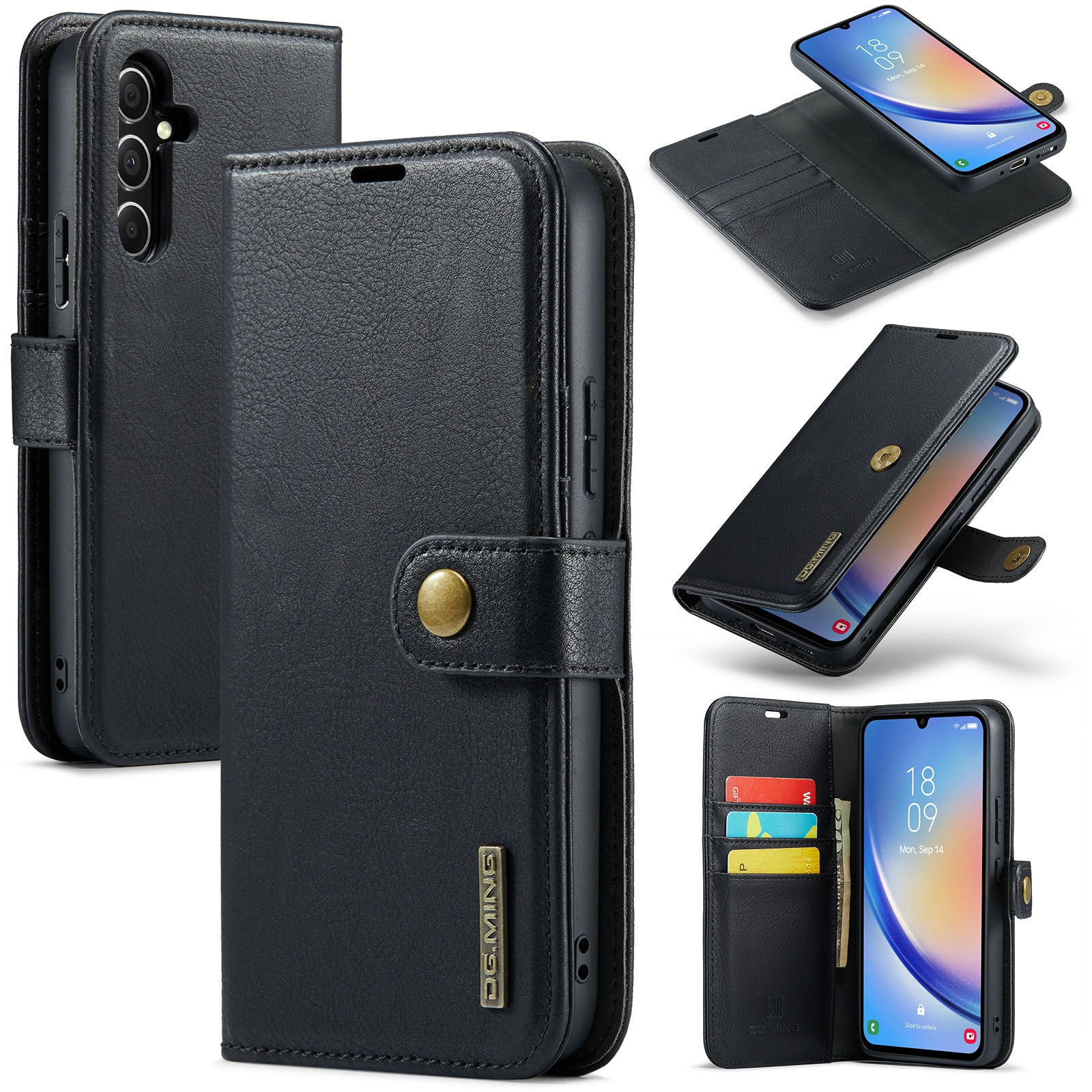 Handytasche Magnetische Samsung Galaxy A34 Black