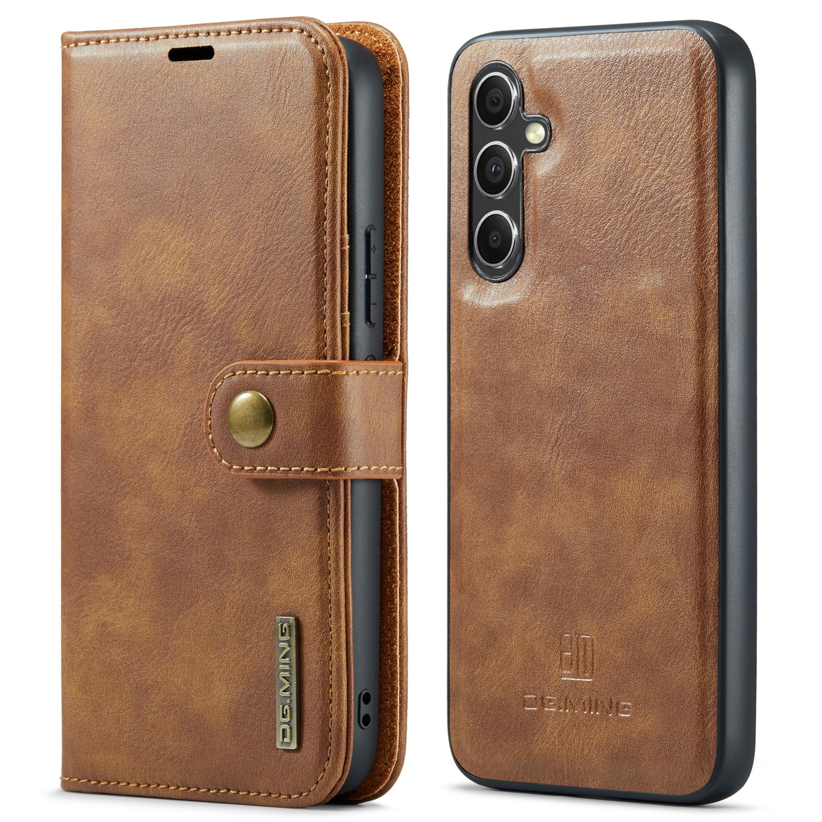 Handytasche Magnetische Samsung Galaxy A34 Cognac