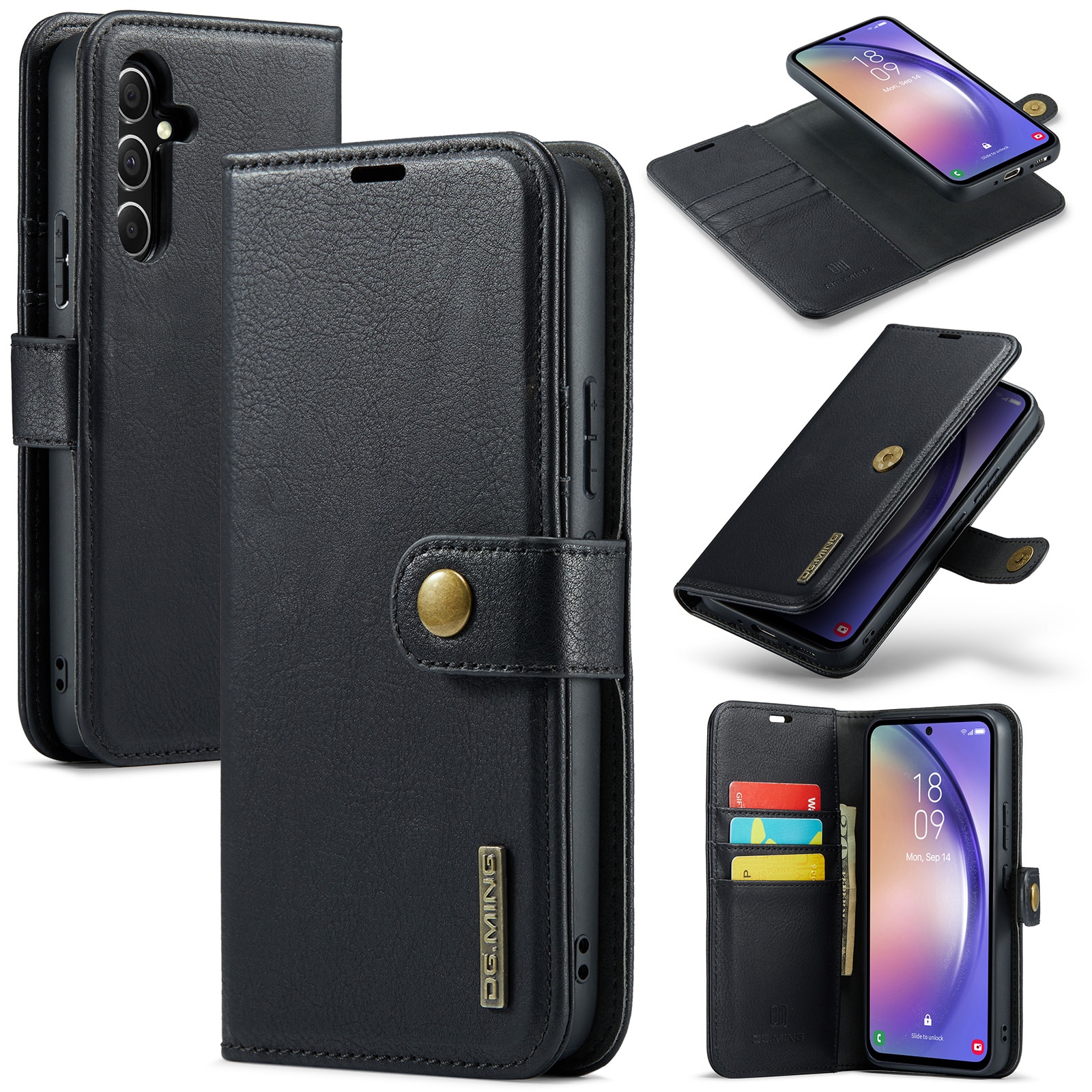 Handytasche Magnetische Samsung Galaxy A54 Black