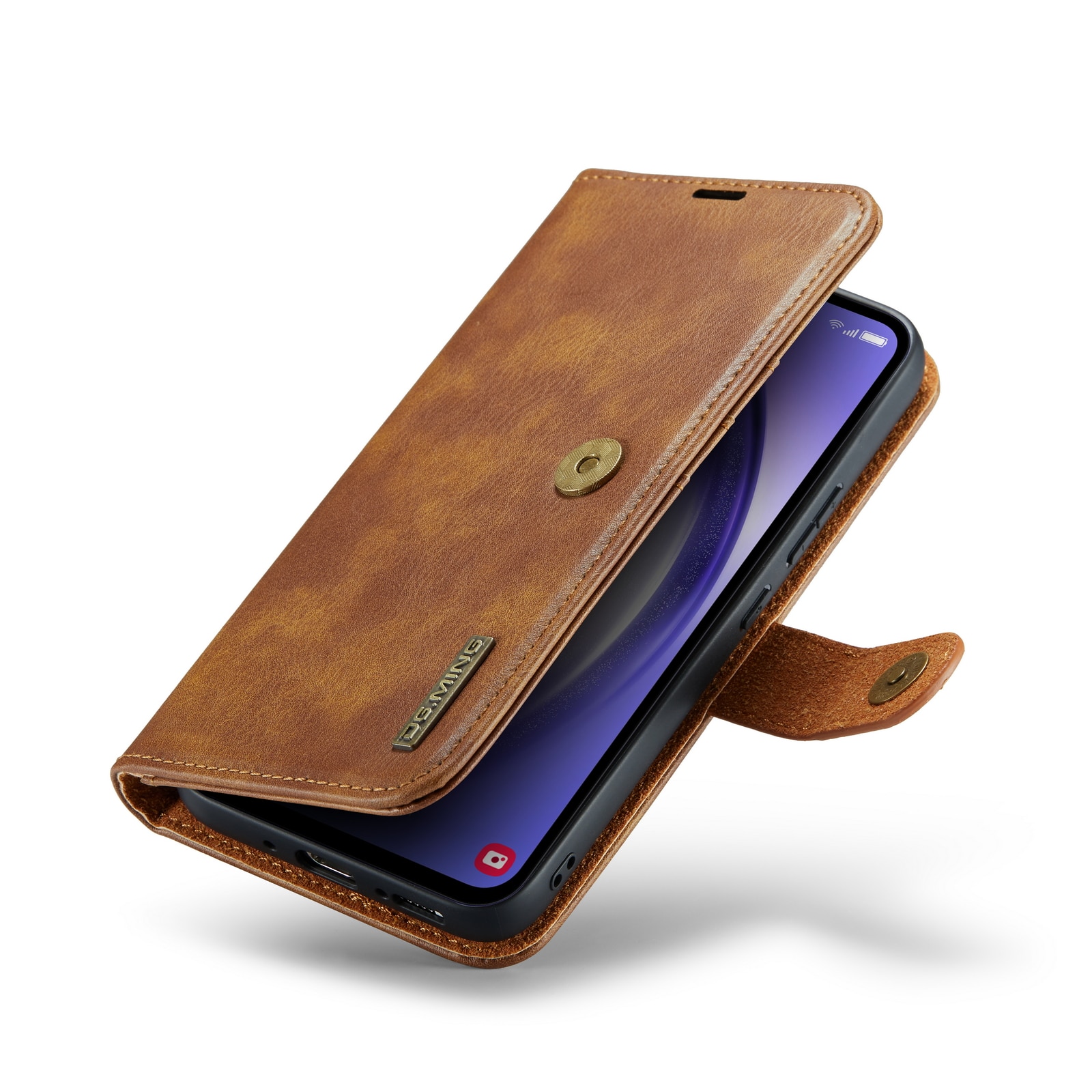 Handytasche Magnetische Samsung Galaxy A54 Cognac