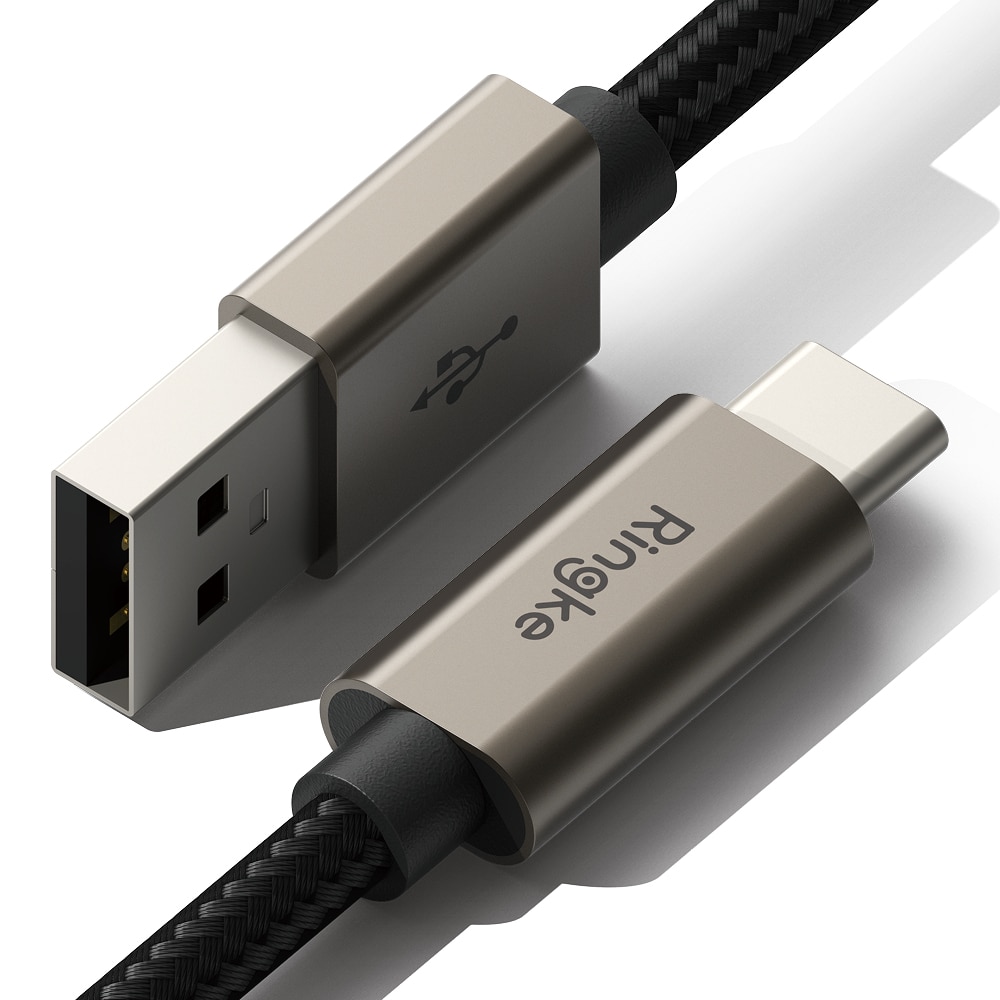 Fast Charging Basic Kabel USB-A -> USB-C 1m, schwarz