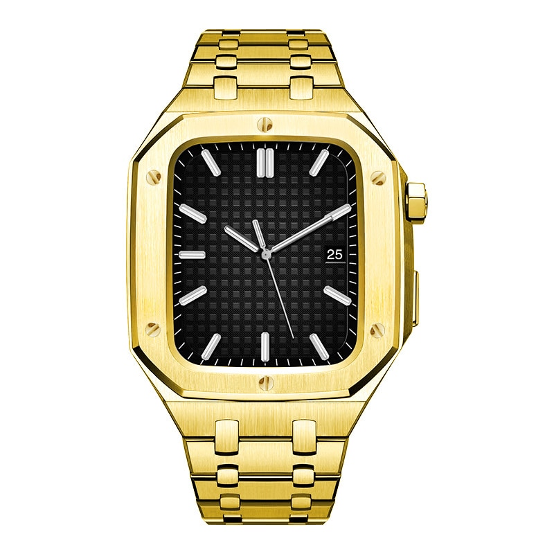Apple Watch 45mm Full Metal Armband gold
