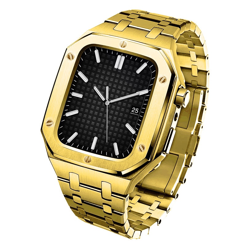 Apple Watch 45mm Series 9 Full Metal Armband gold
