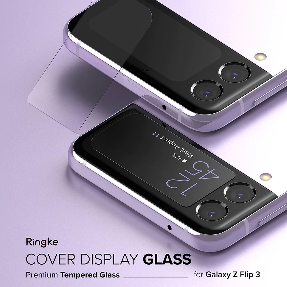 Cover Display Tempered Glass (3-pack) Samsung Galaxy Z Flip 3
