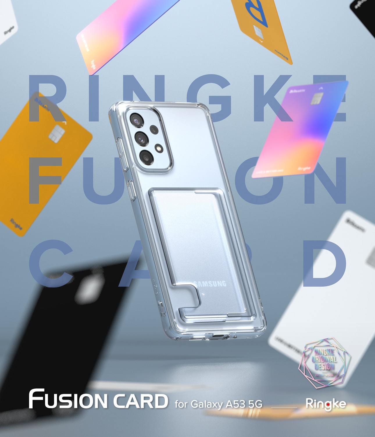 Fusion Card Case Samsung Galaxy A53 Clear