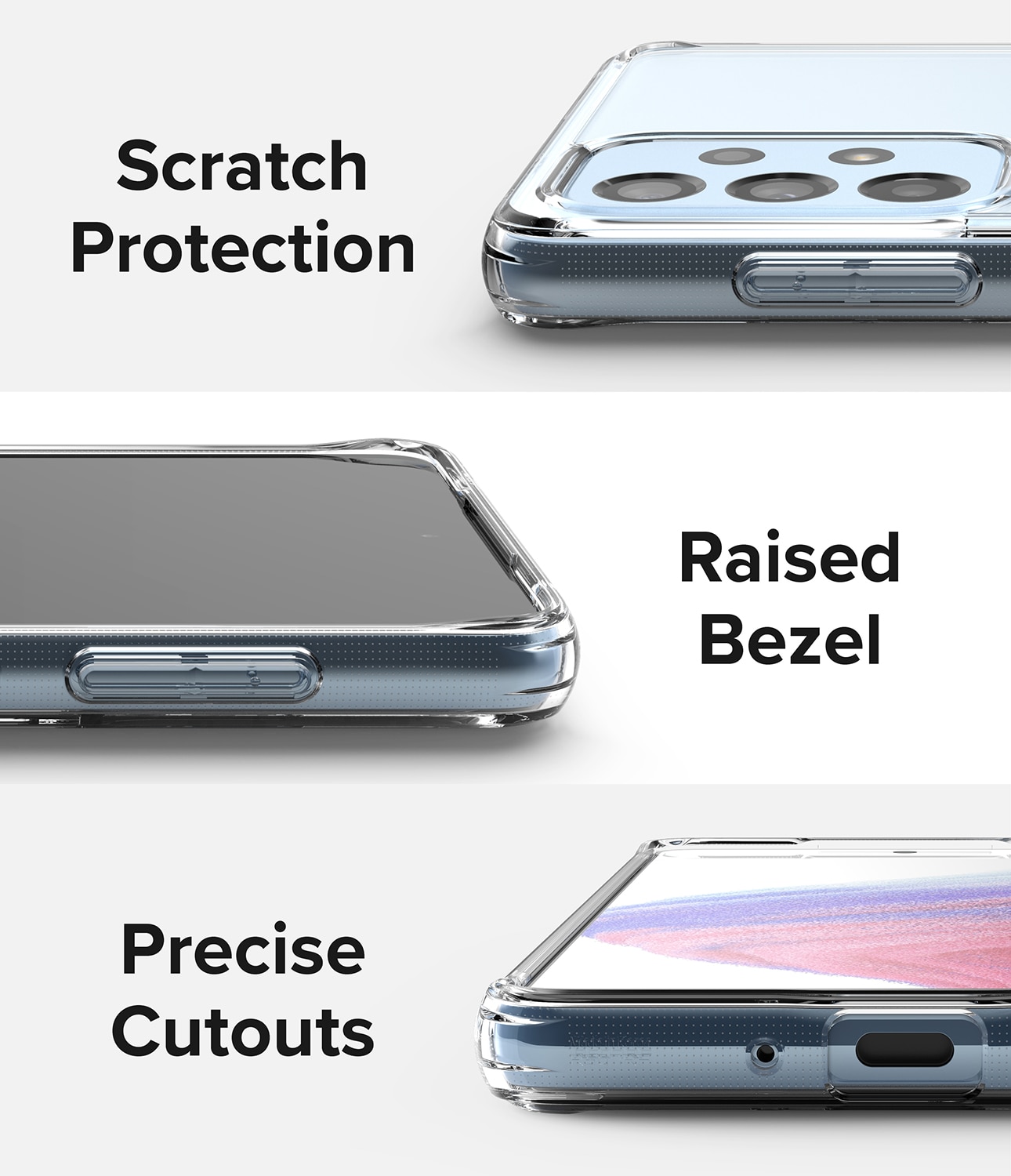 Fusion Case Samsung Galaxy A53 Transparent