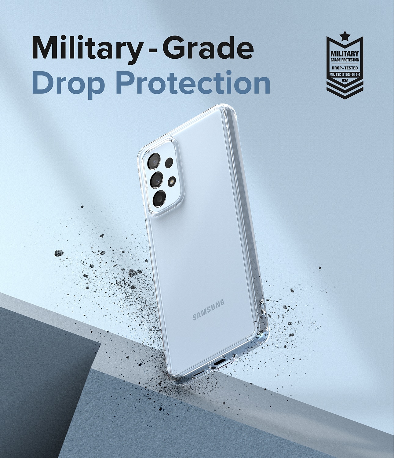 Fusion Case Samsung Galaxy A53 Transparent