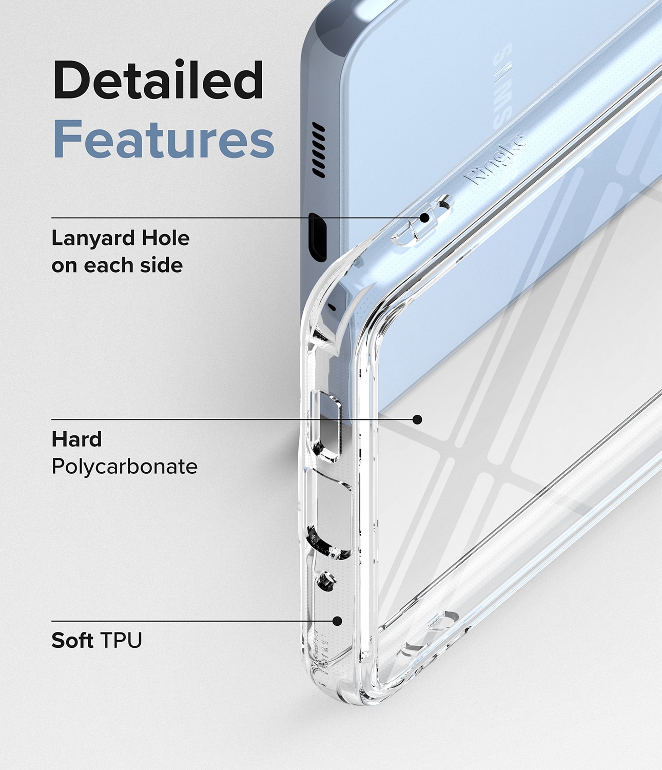 Fusion Case Samsung Galaxy A53 Transparent