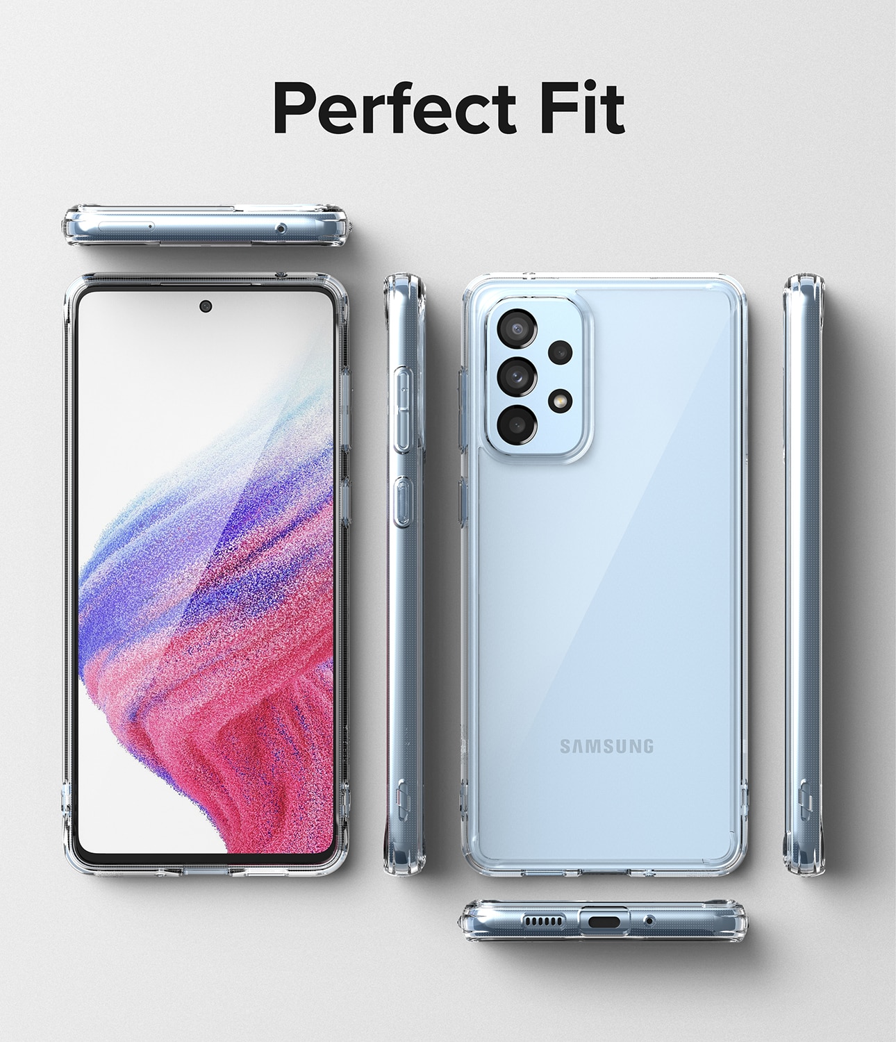 Fusion Case Samsung Galaxy A53 Transparent