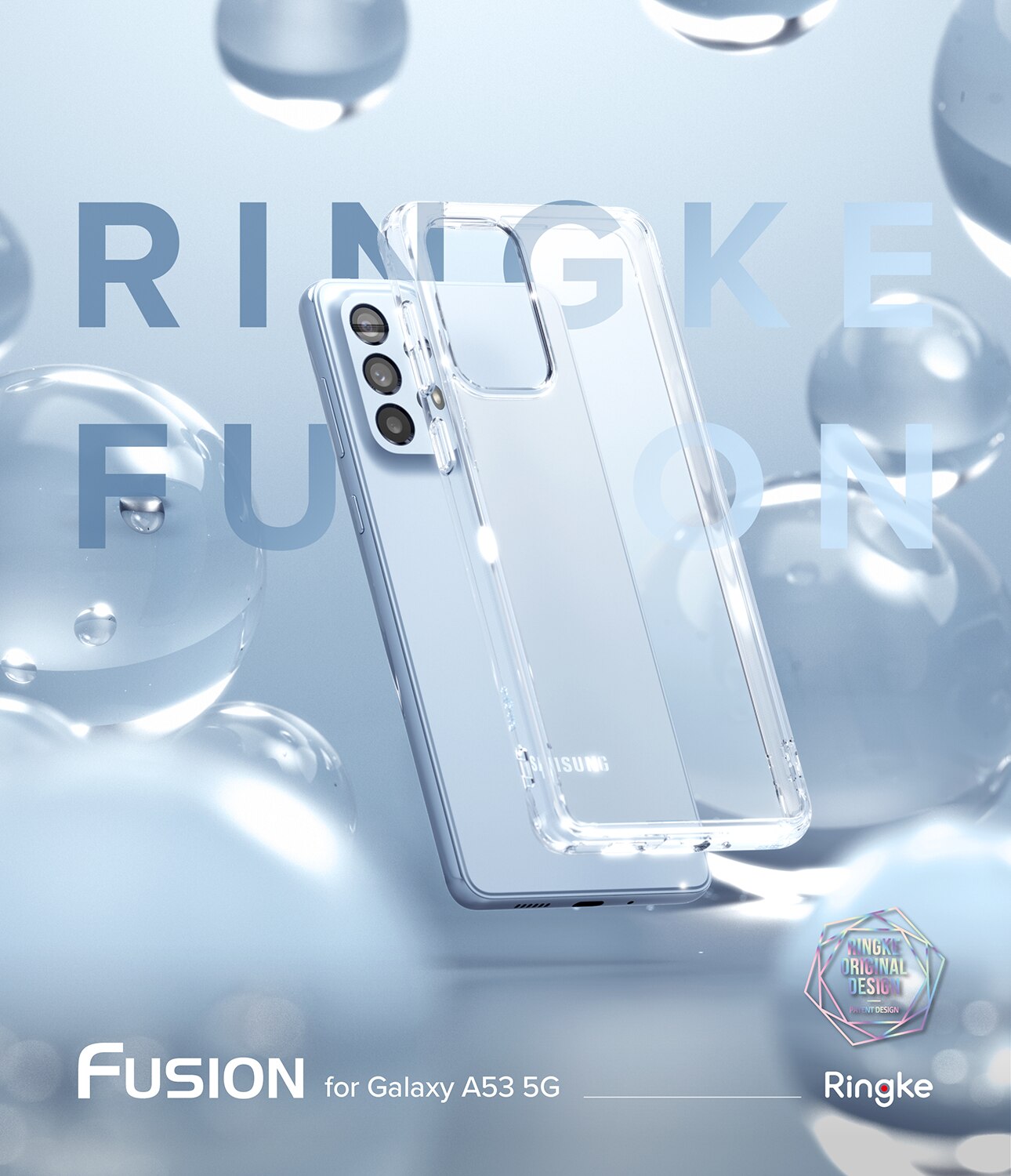 Fusion Case Samsung Galaxy A53 Transparent