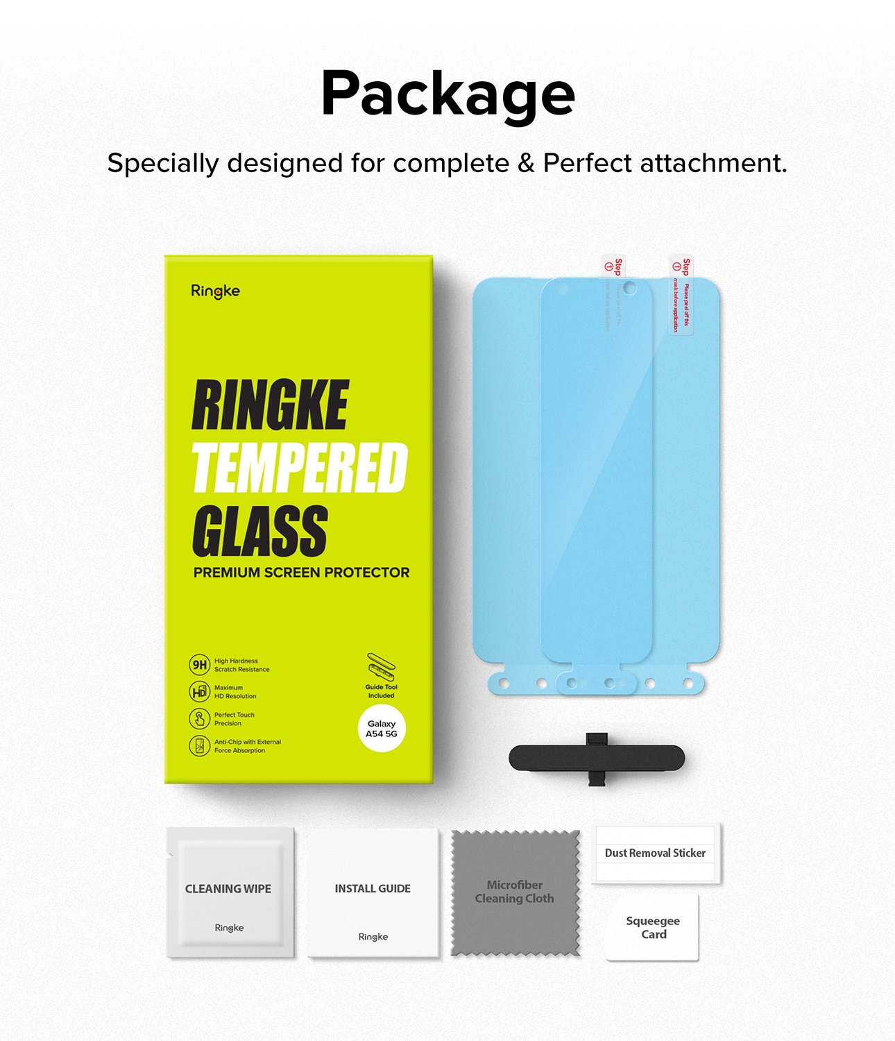 Screen Protector Glass (2 Stück) Samsung Galaxy A54