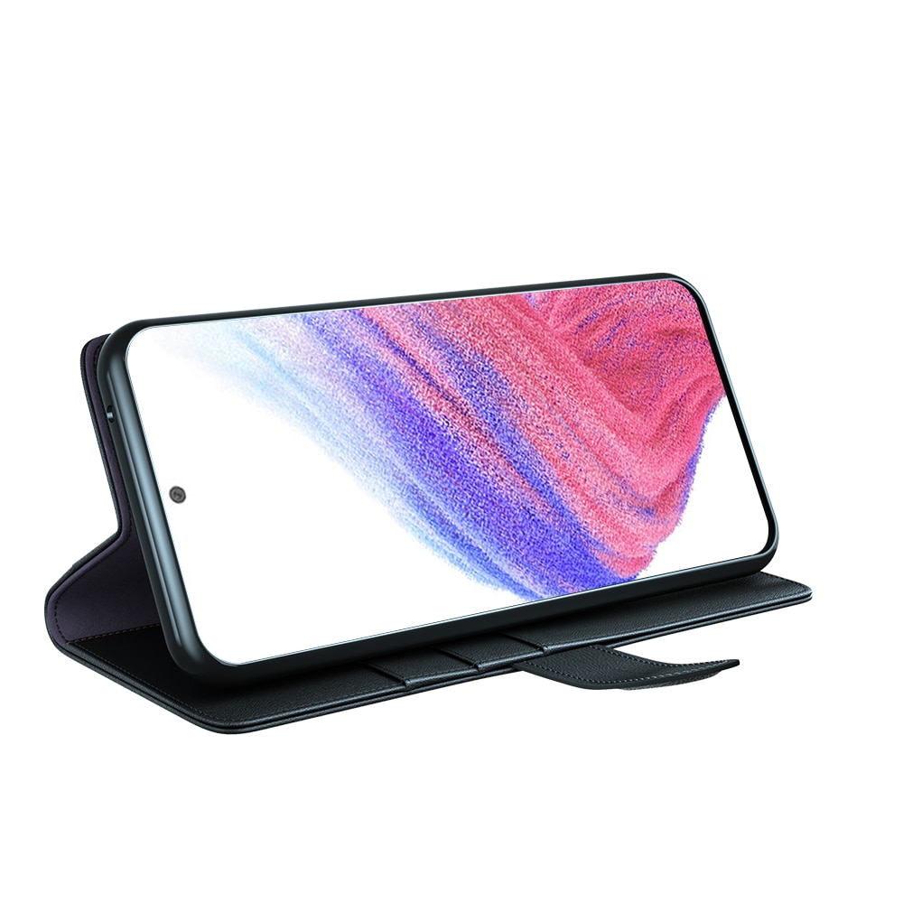 Samsung Galaxy A53 Echtlederhülle, schwarz