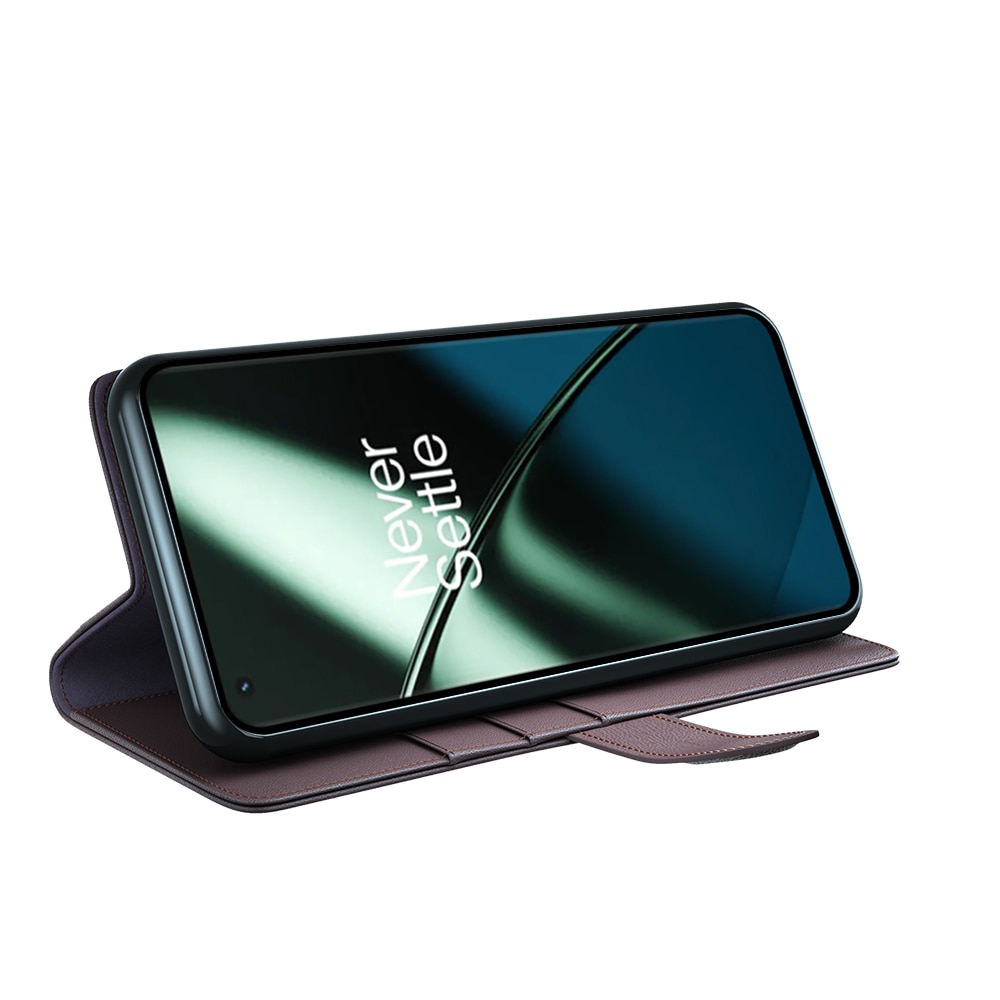  OnePlus 11 Echtlederhülle Braun