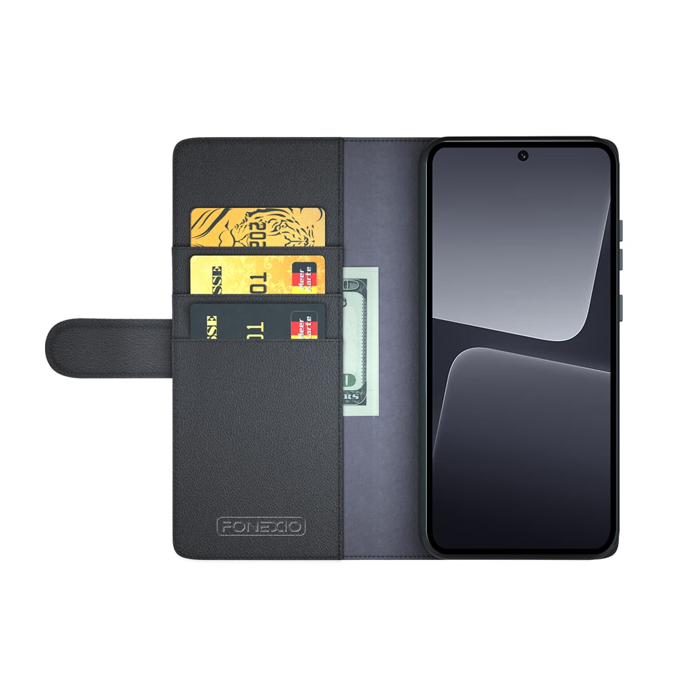 Xiaomi 13 Echtlederhülle Schwarz