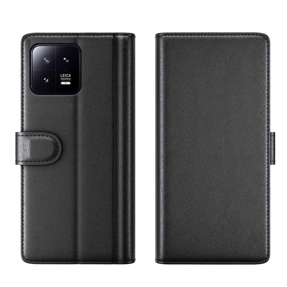 Xiaomi 13 Echtlederhülle Schwarz