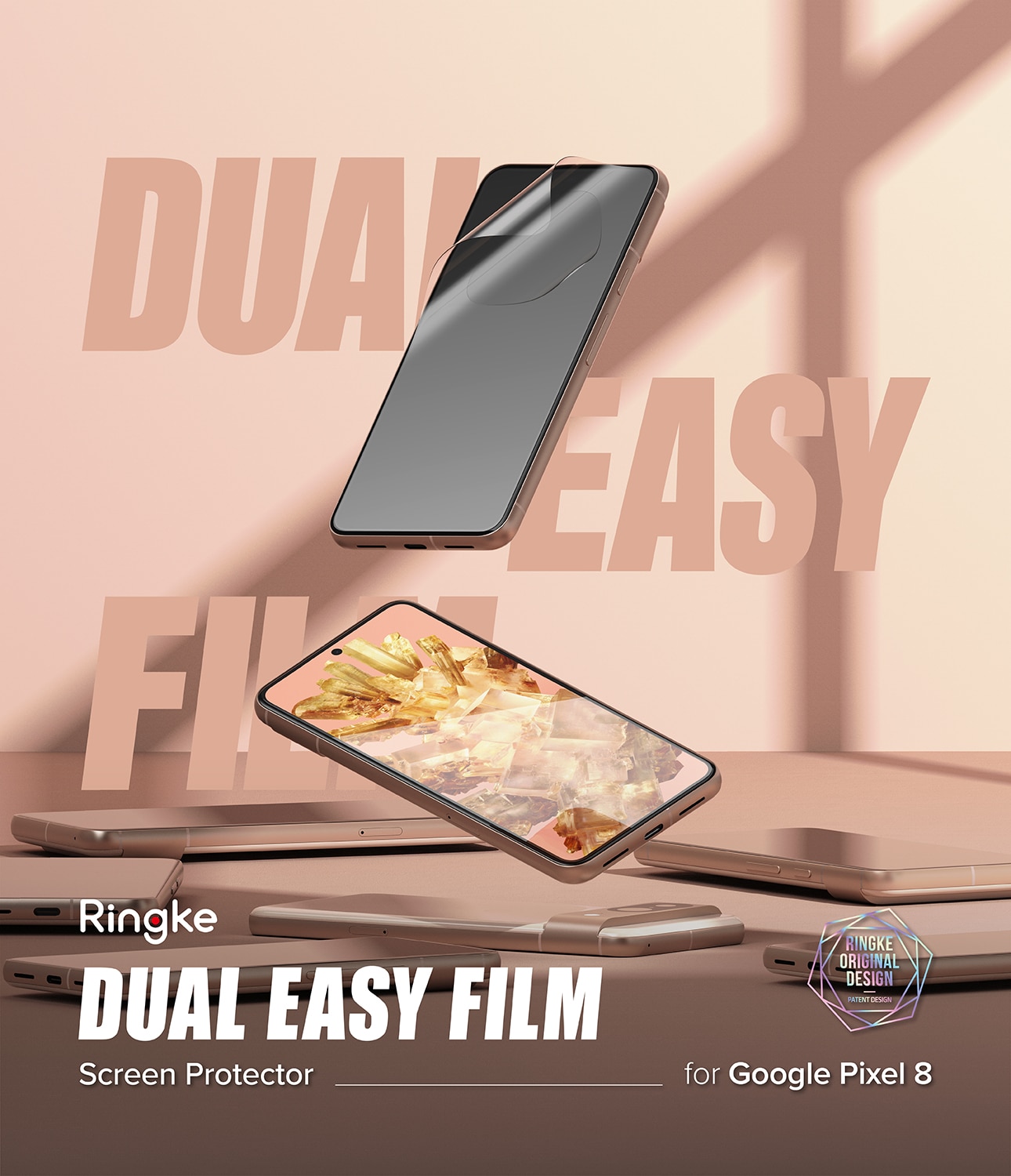 Dual Easy Screen Protector (2 Stück) Google Pixel 8