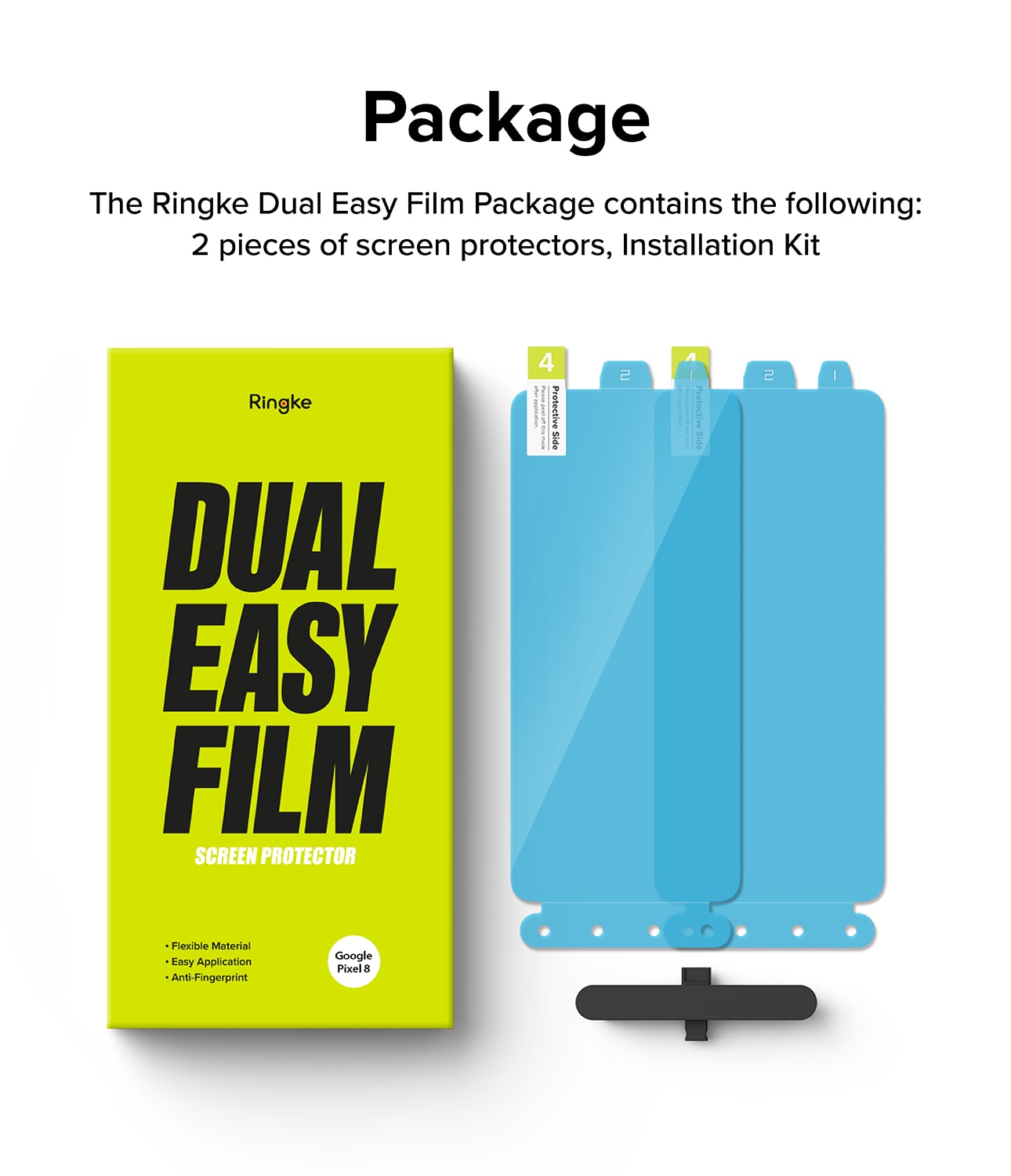 Dual Easy Screen Protector (2 Stück) Google Pixel 8