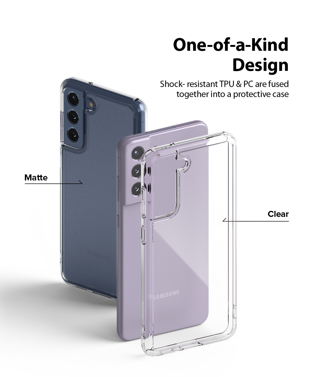 Fusion Case Samsung Galaxy S21 FE Transparent