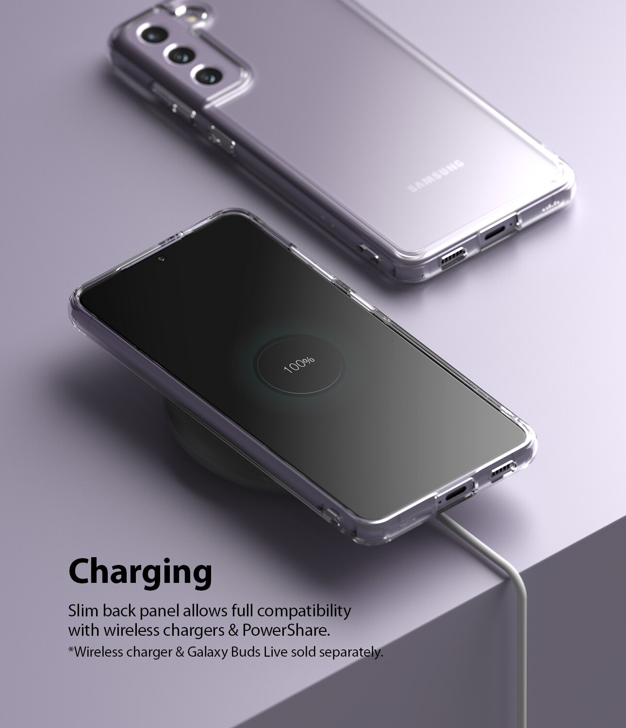 Fusion Case Samsung Galaxy S21 FE Transparent