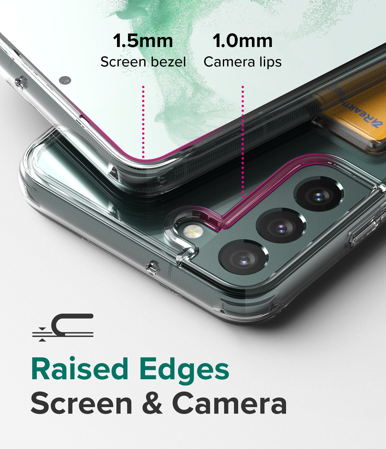 Fusion Card Case Samsung Galaxy S22 Plus Clear