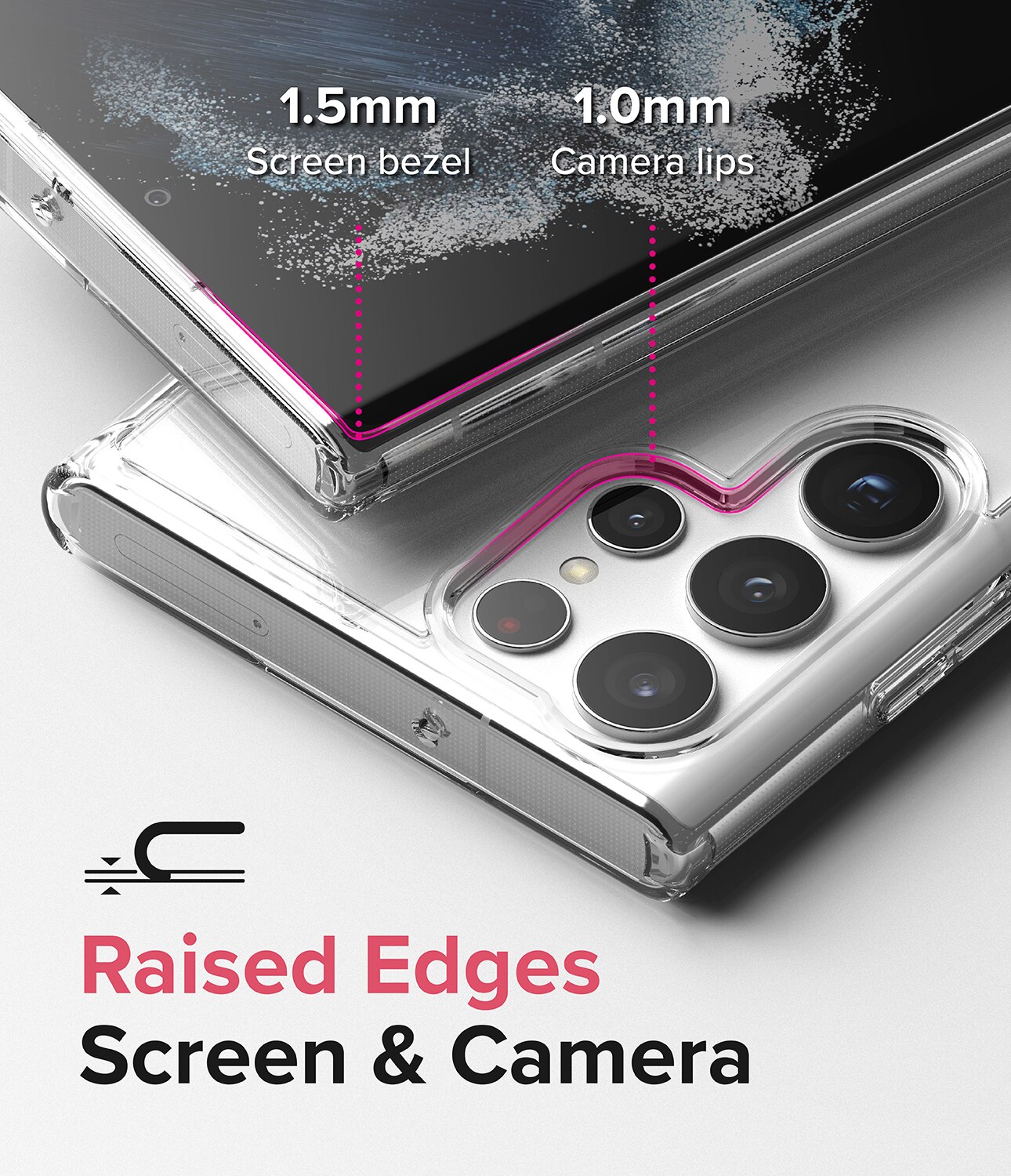 Fusion Case Samsung Galaxy S22 Ultra Transparent