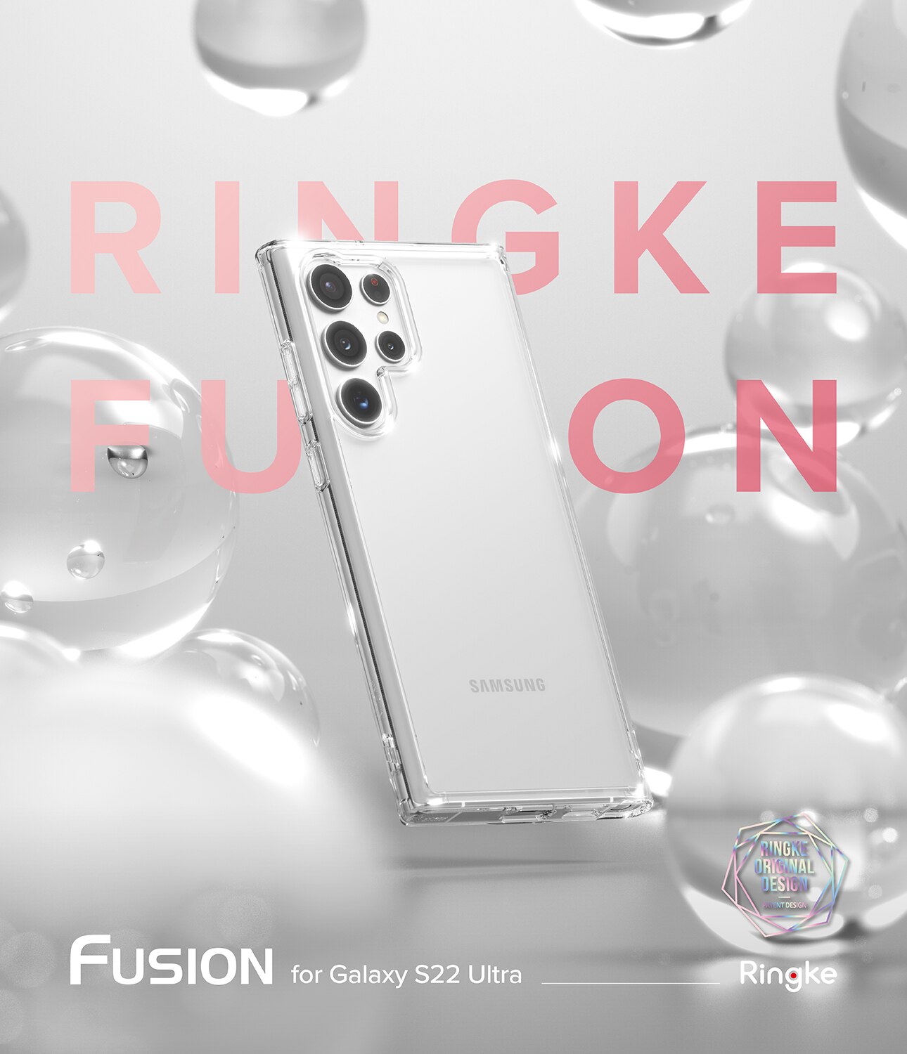 Fusion Case Samsung Galaxy S22 Ultra Transparent