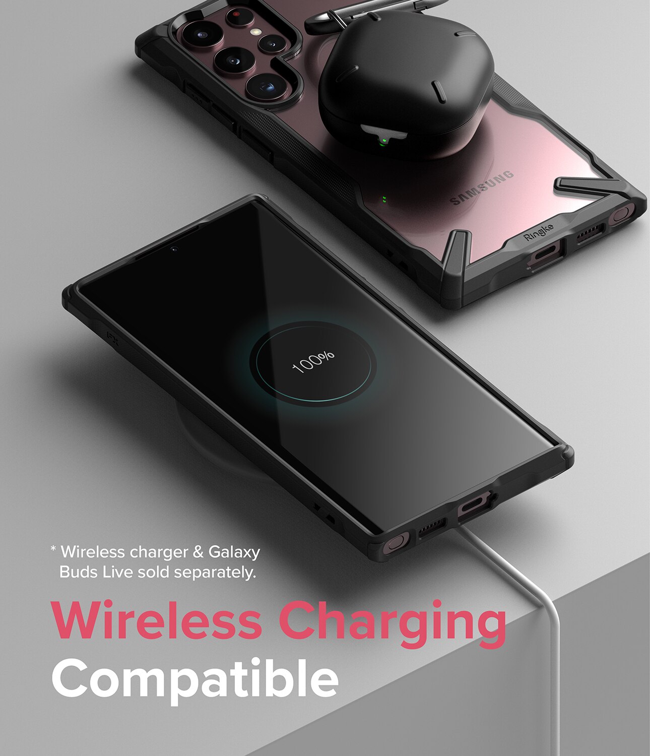 Fusion X Case Samsung Galaxy S22 Ultra Schwarz