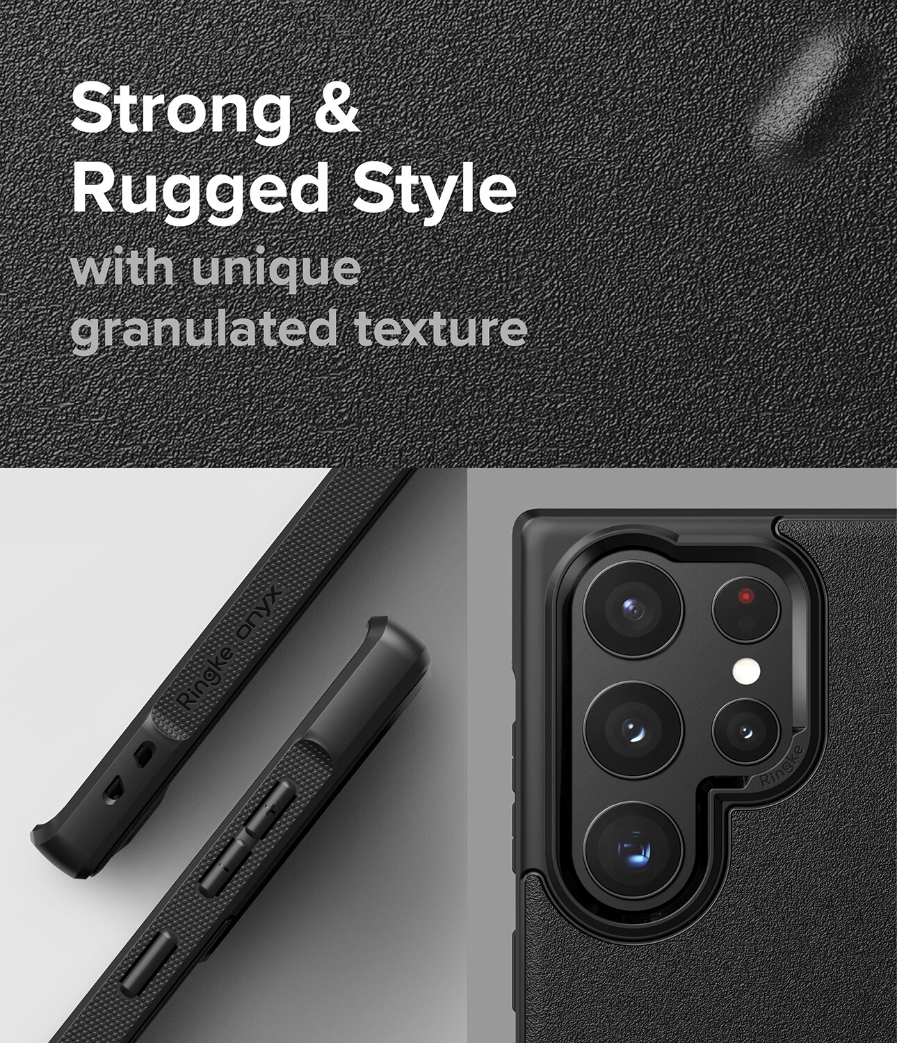 Onyx Case Samsung Galaxy S22 Ultra Schwarz