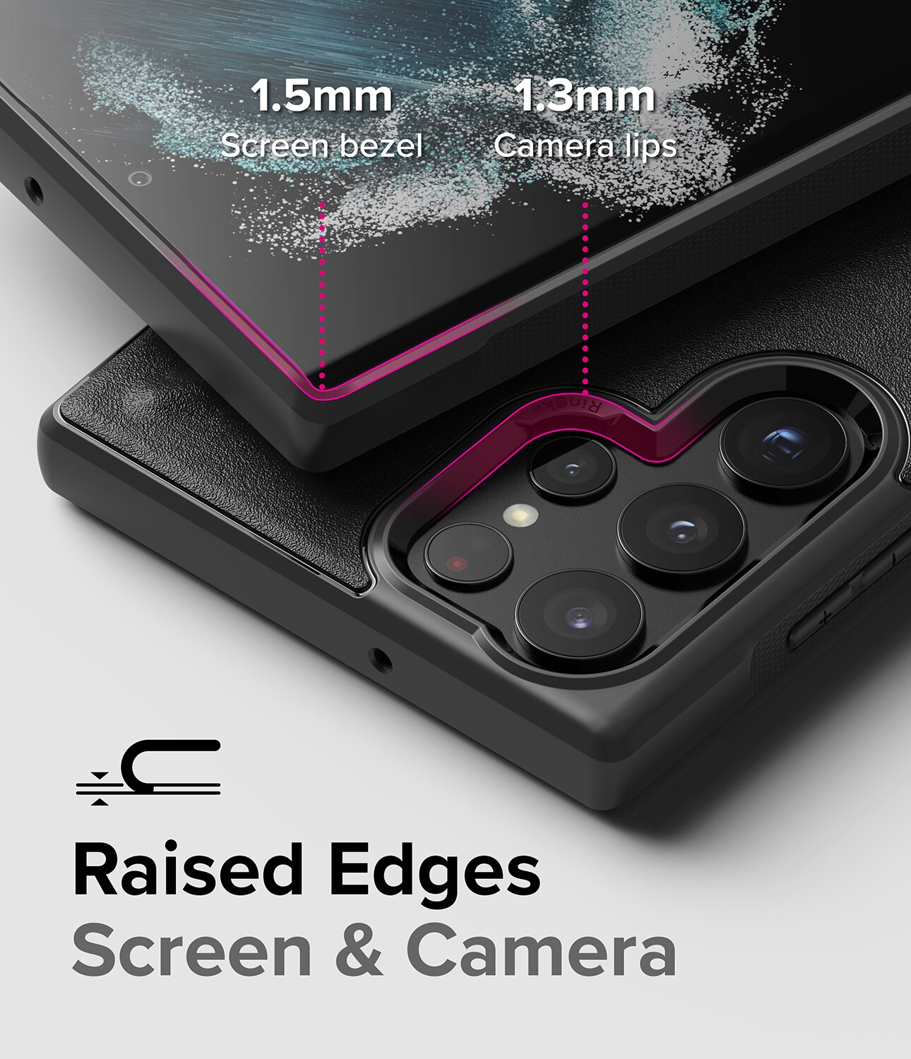 Onyx Case Samsung Galaxy S22 Ultra Schwarz