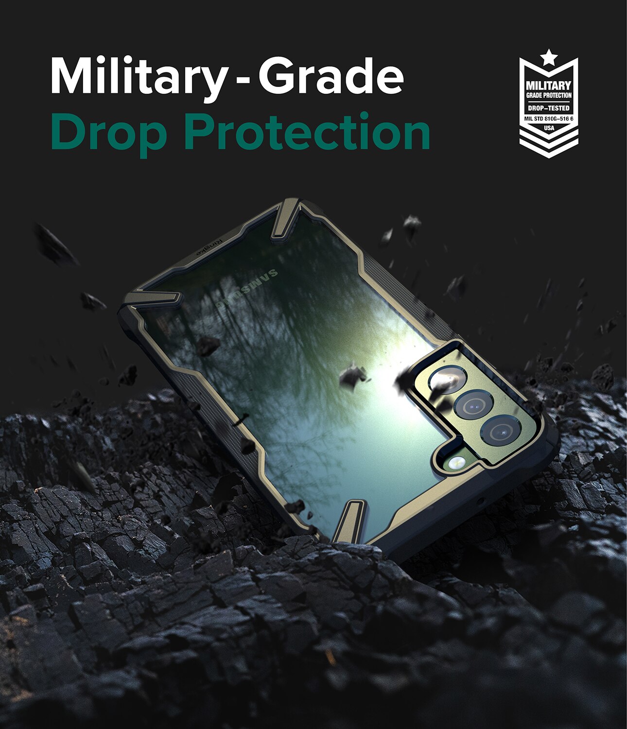 Fusion X Case Samsung Galaxy S22 Plus Schwarz