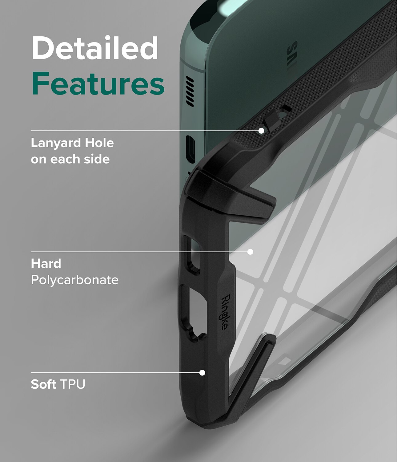 Fusion X Case Samsung Galaxy S22 Plus Schwarz