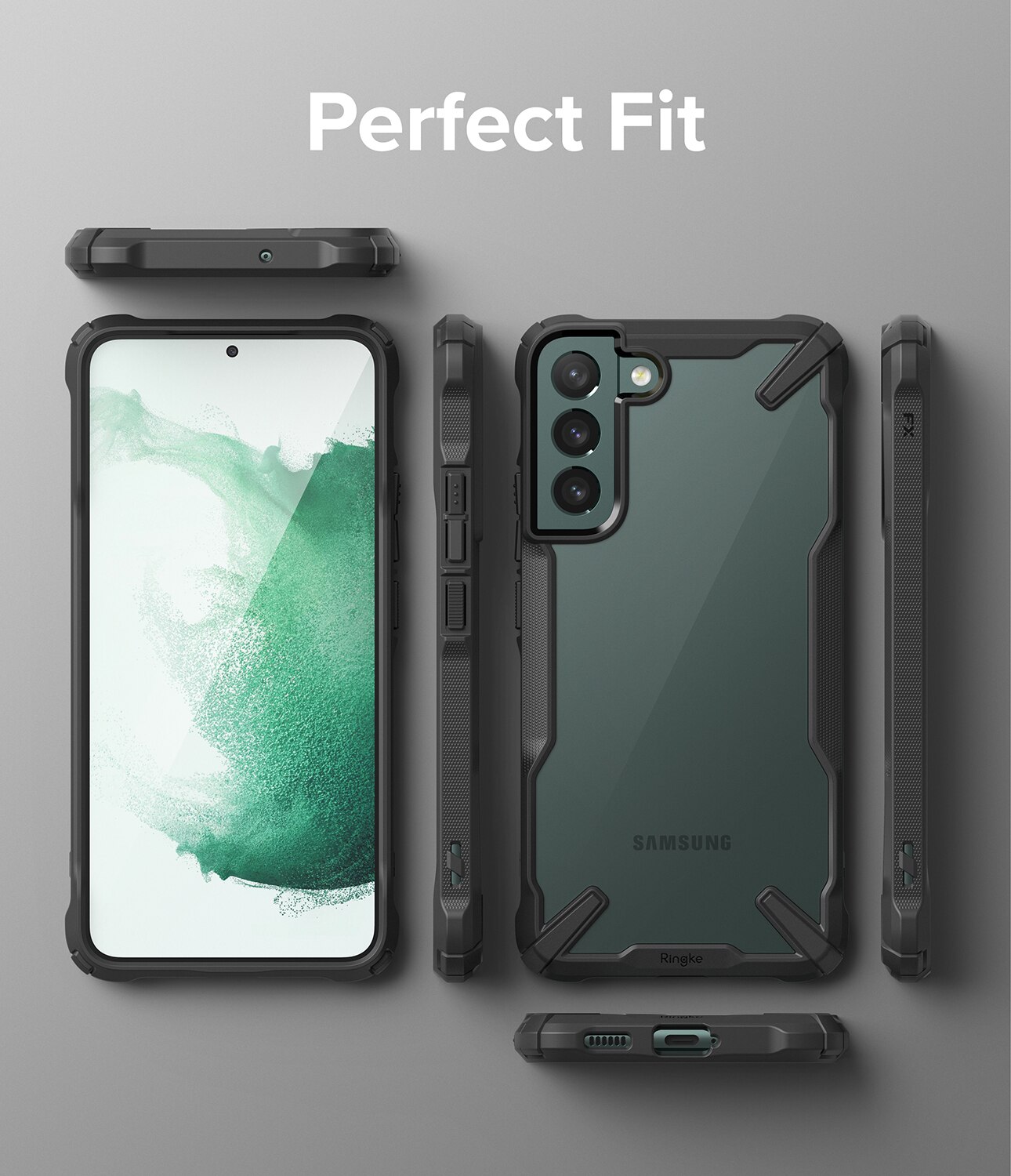 Fusion X Case Samsung Galaxy S22 Plus Schwarz