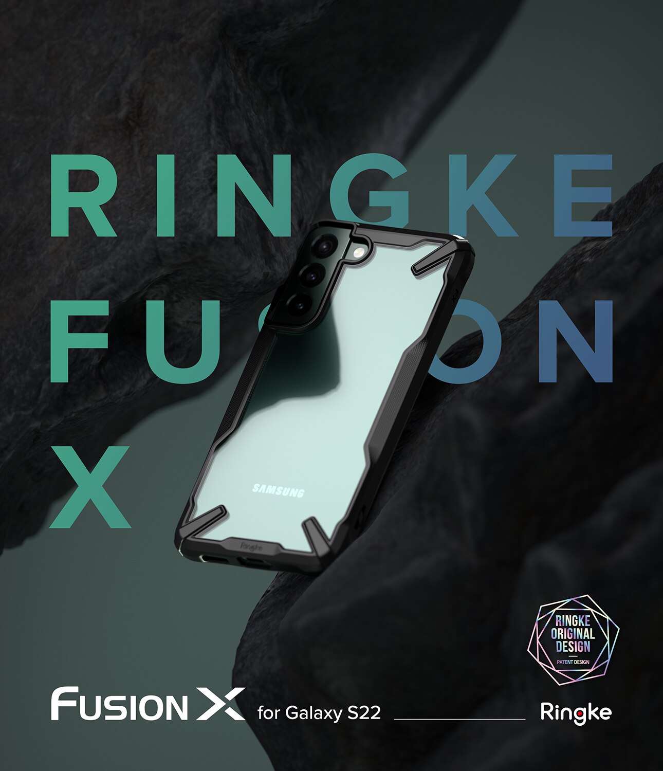 Fusion X Case Samsung Galaxy S22 Plus Schwarz