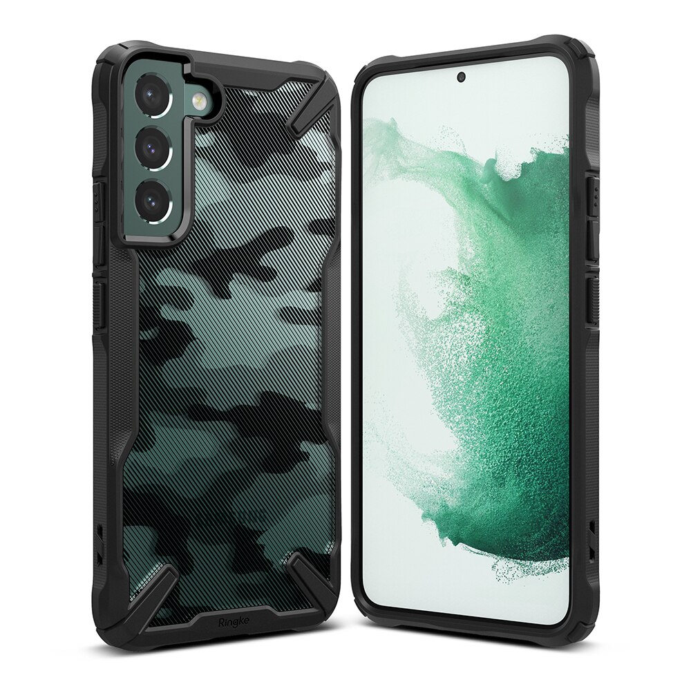 Fusion X Design Case Samsung Galaxy S22 Camo Black