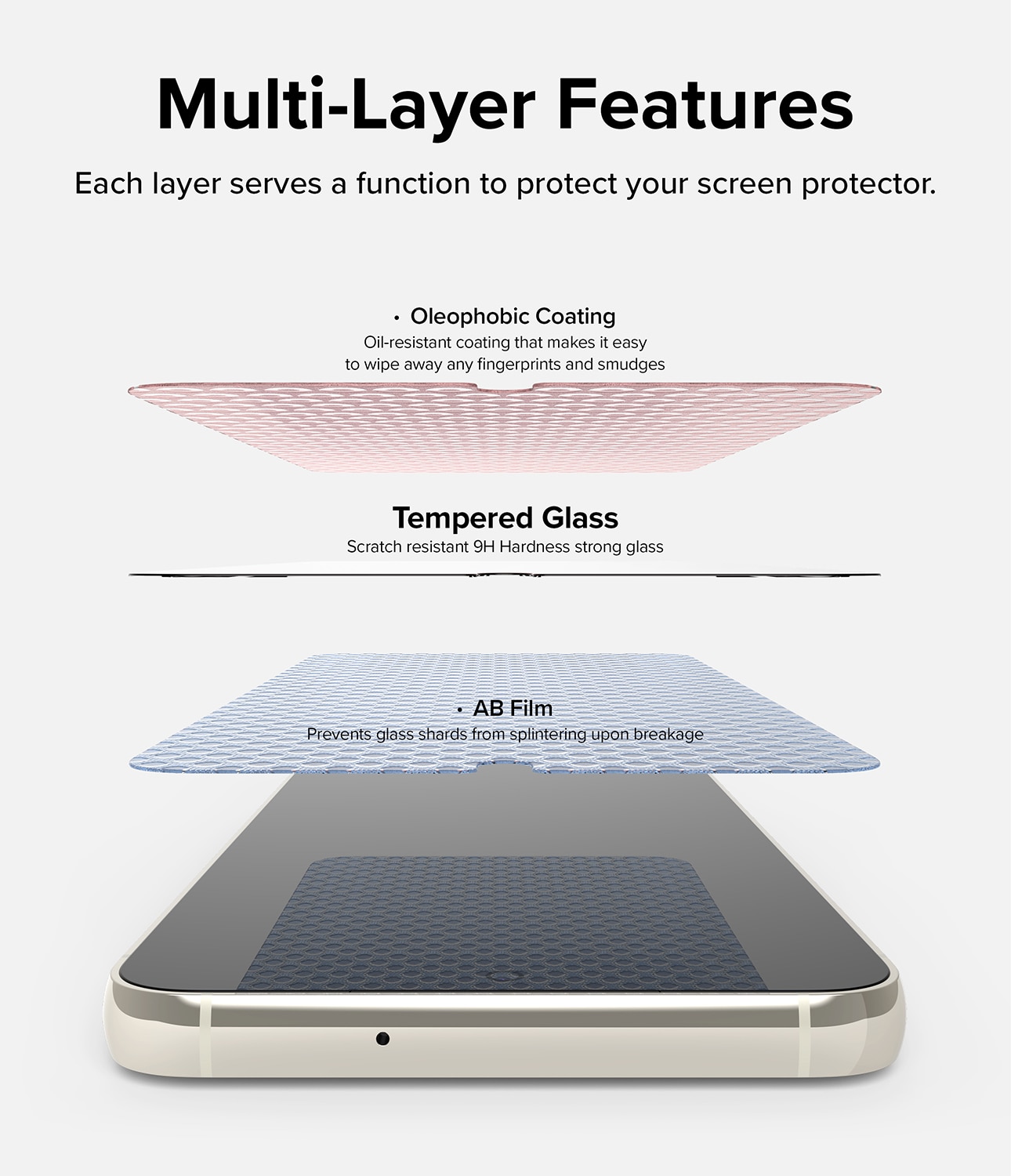 Screen Protector Glass (2 Stück) Samsung Galaxy S23 Plus