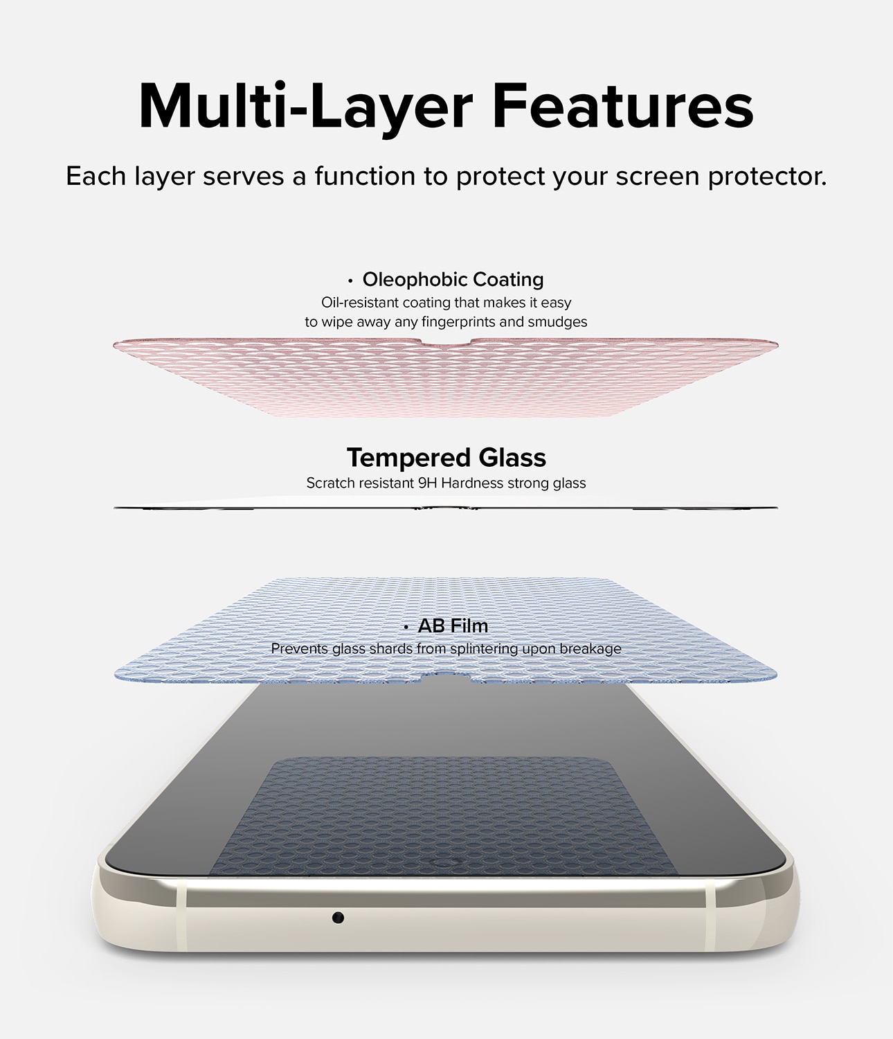 Screen Protector Glass (2 Stück) Samsung Galaxy S23