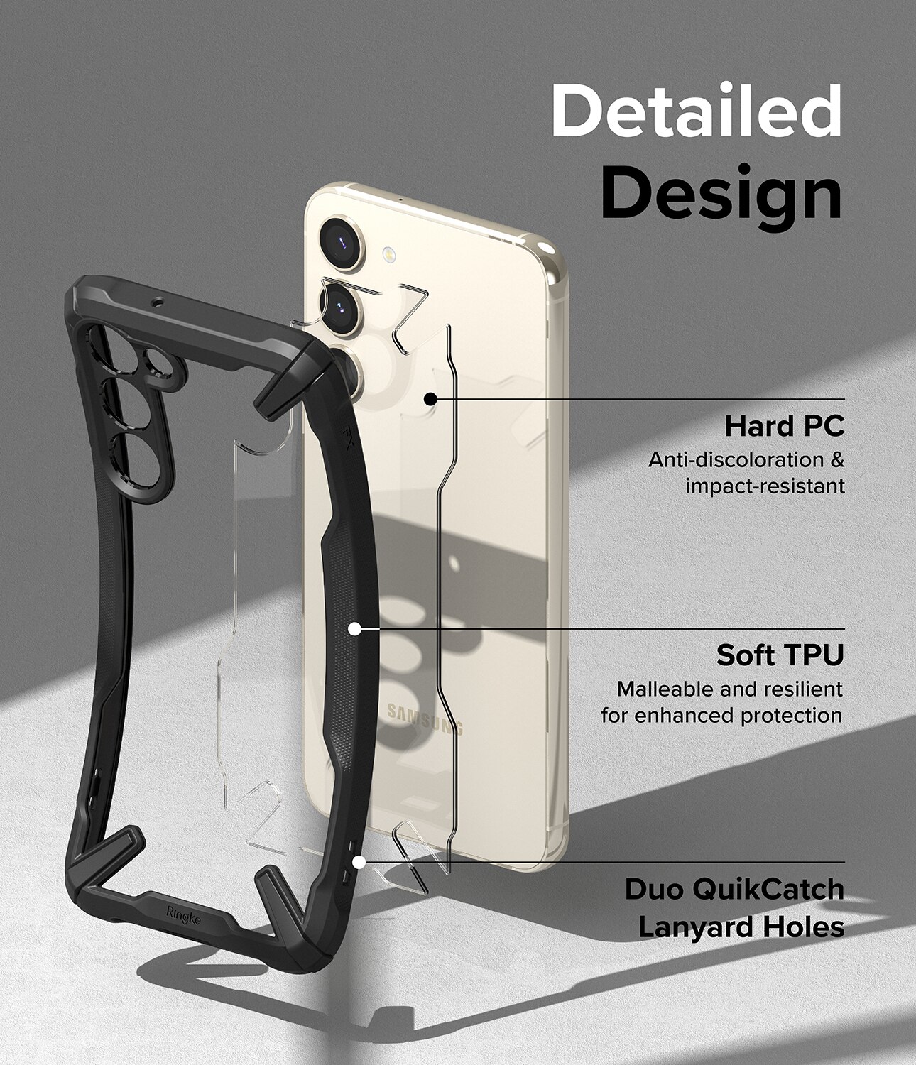 Fusion X Case Samsung Galaxy S23 Schwarz