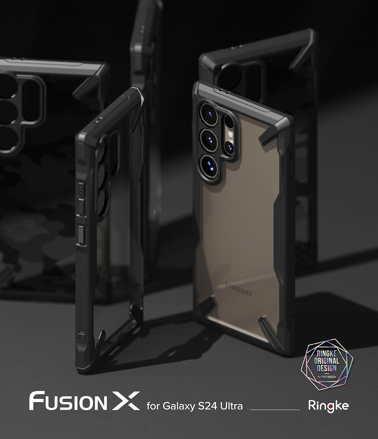 Fusion X Case Samsung Galaxy S24 Ultra Schwarz
