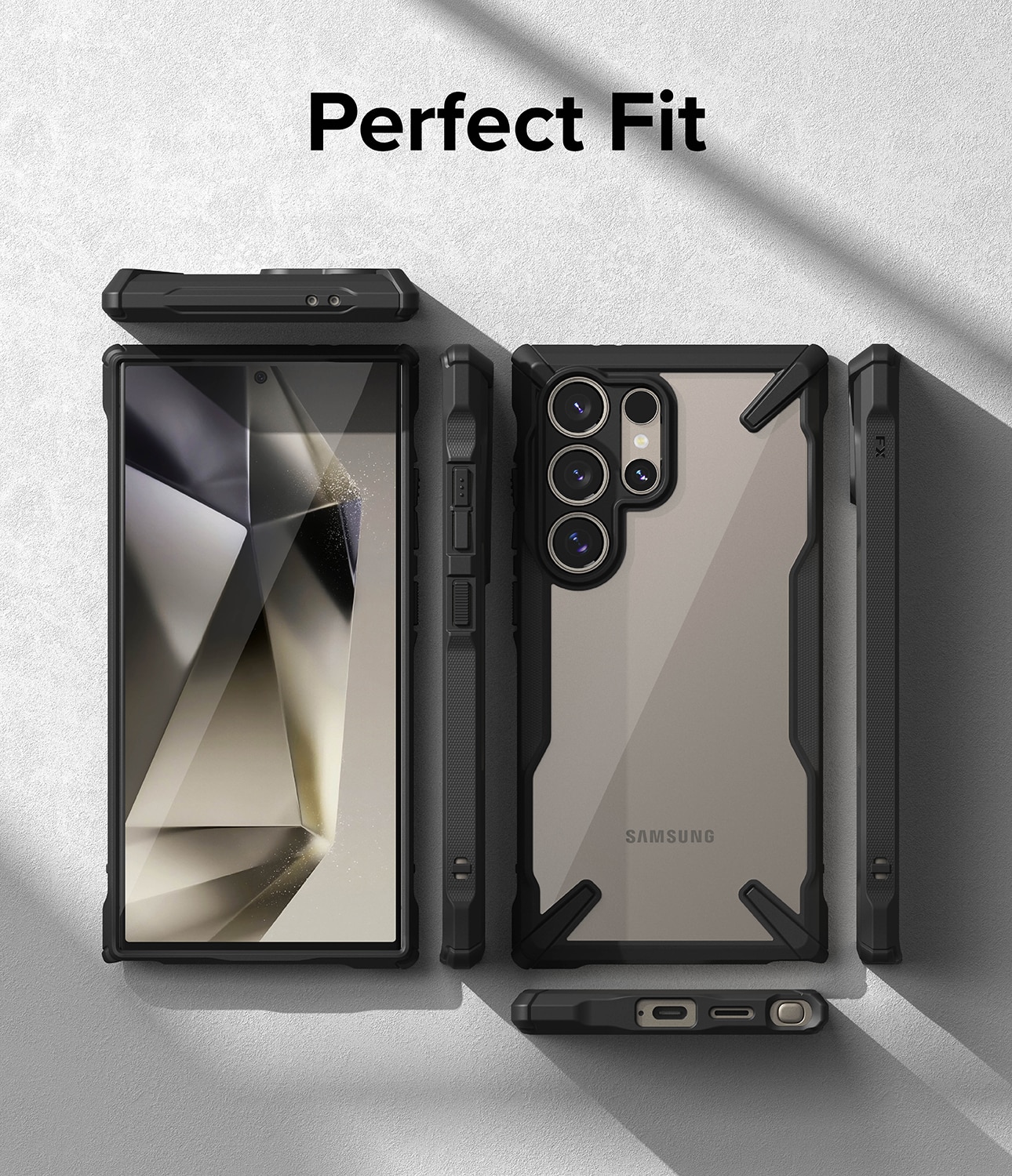 Fusion X Case Samsung Galaxy S24 Ultra Schwarz