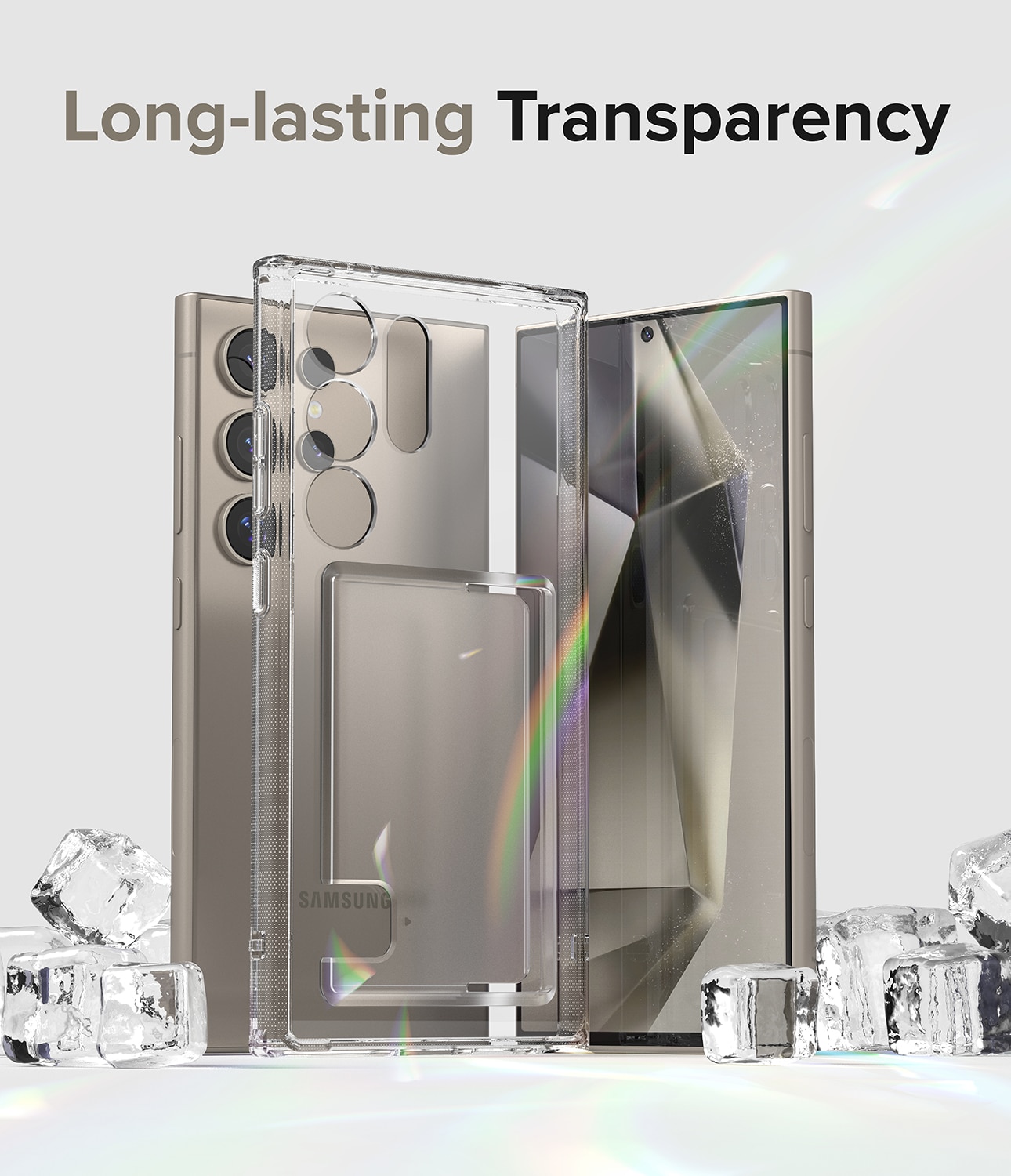 Fusion Card Case Samsung Galaxy S24 Ultra Transparent