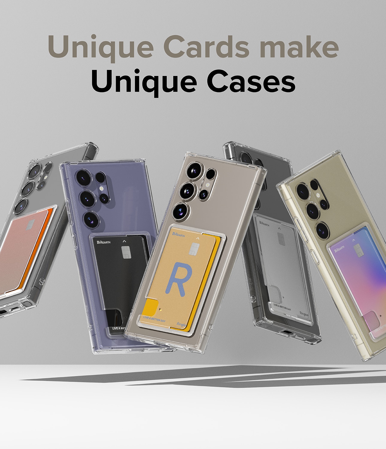 Fusion Card Case Samsung Galaxy S24 Ultra Transparent