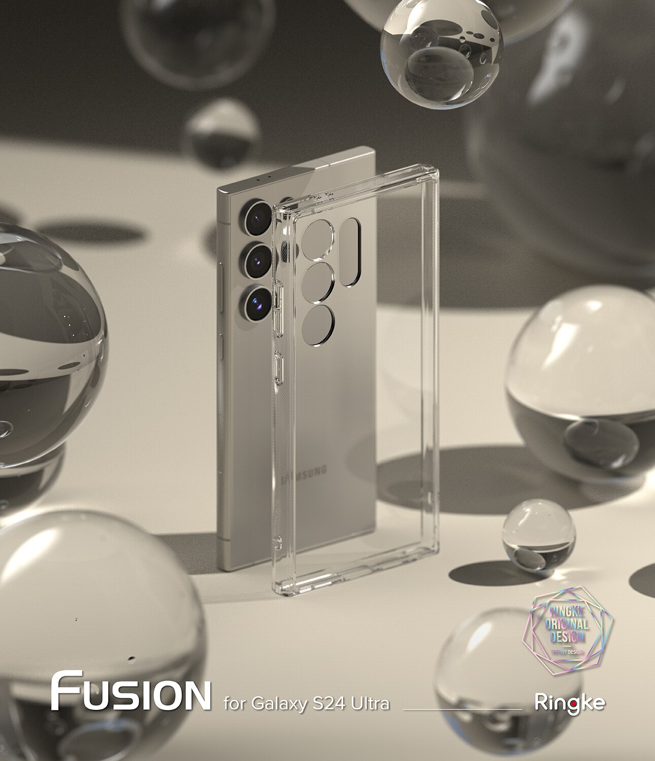 Fusion Case Samsung Galaxy S24 Ultra Transparent