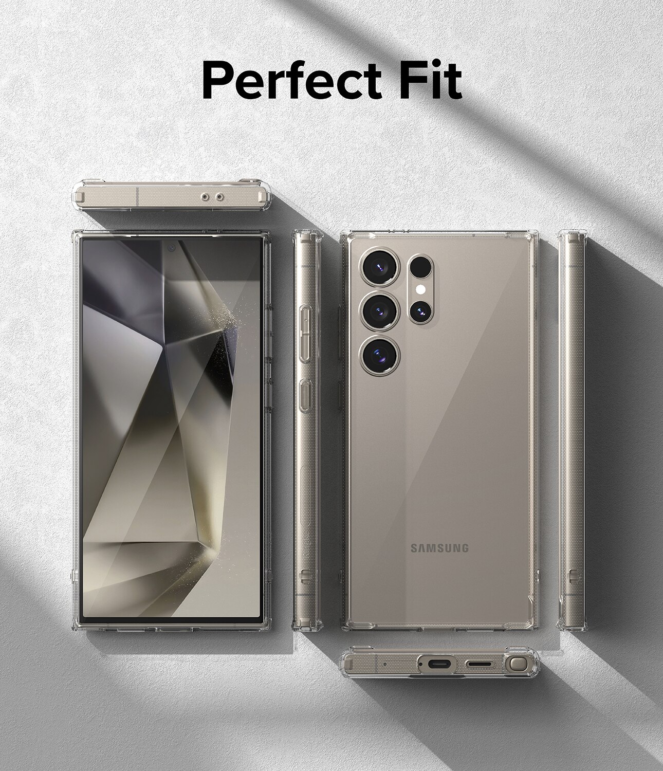 Fusion Case Samsung Galaxy S24 Ultra Transparent